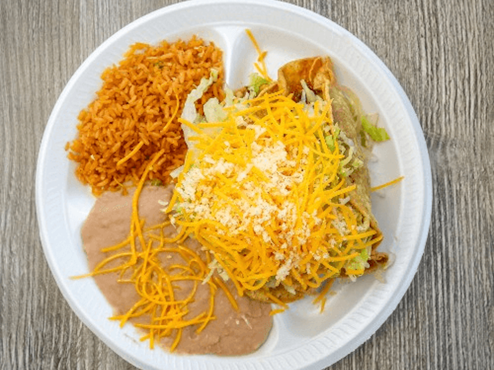 #19. Two Carne Asada Tacos Plate.