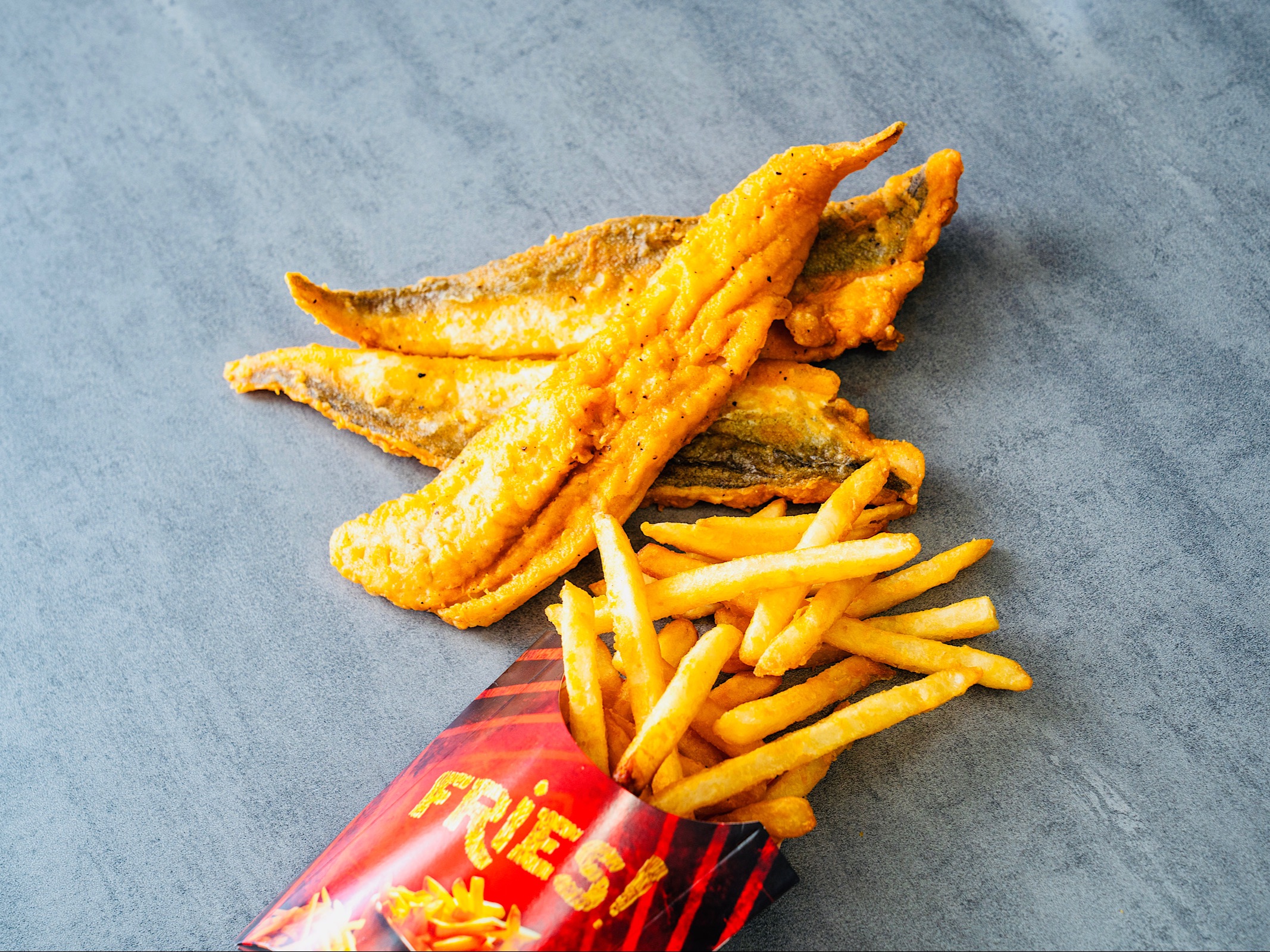 8 Whiting Fish & 2 Sides.