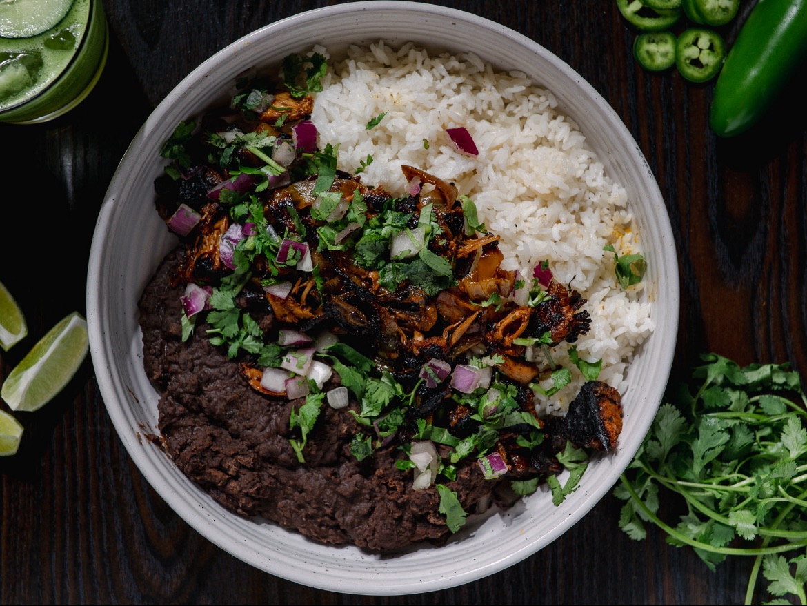 MARINATED JACKFRUIT BOWL.