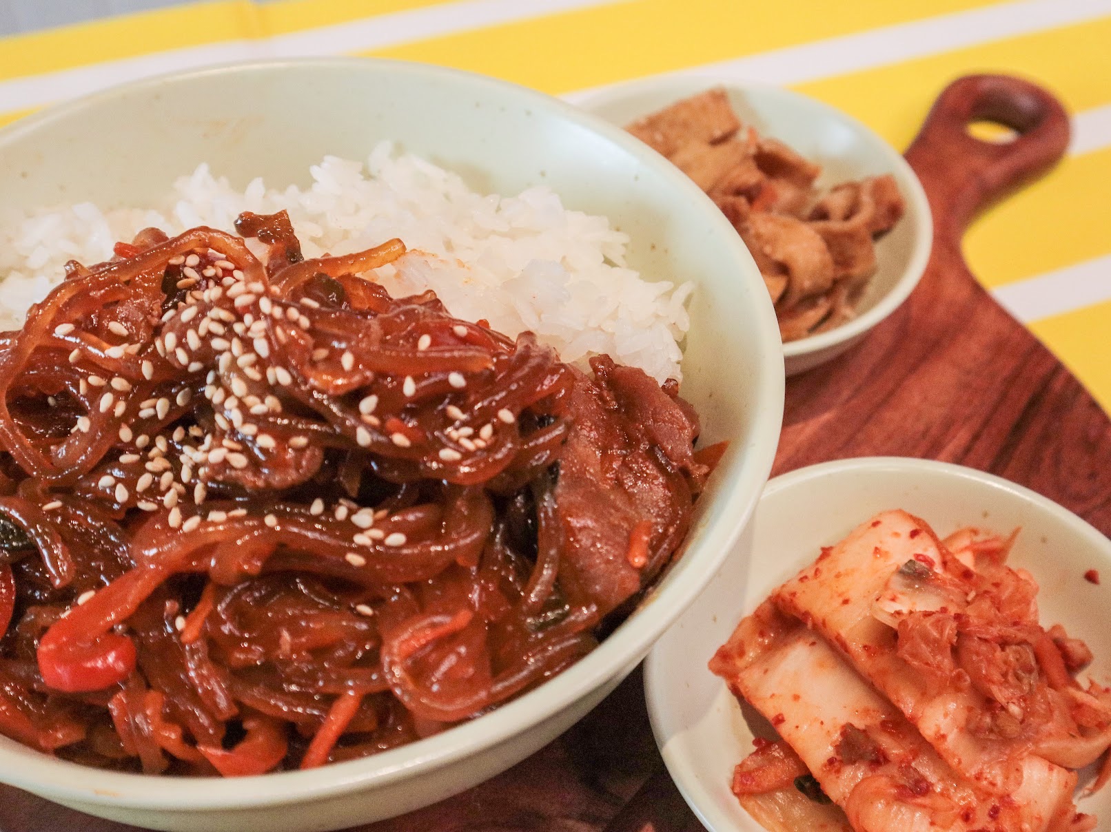 Beef Japchae Cupbap.
