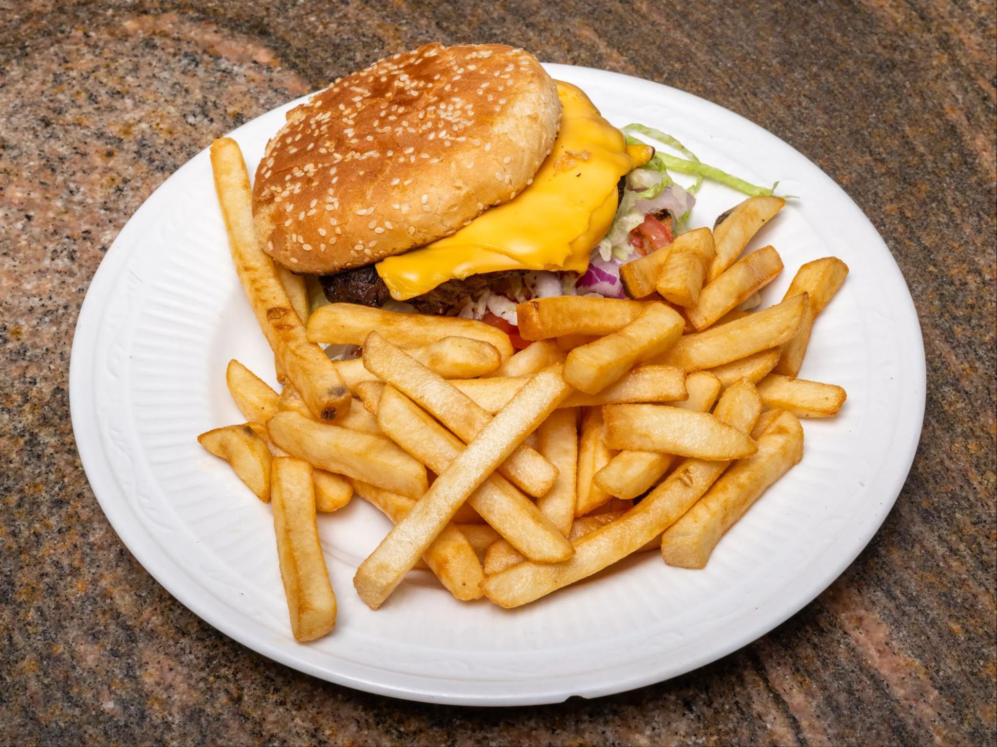 Plain Burger.