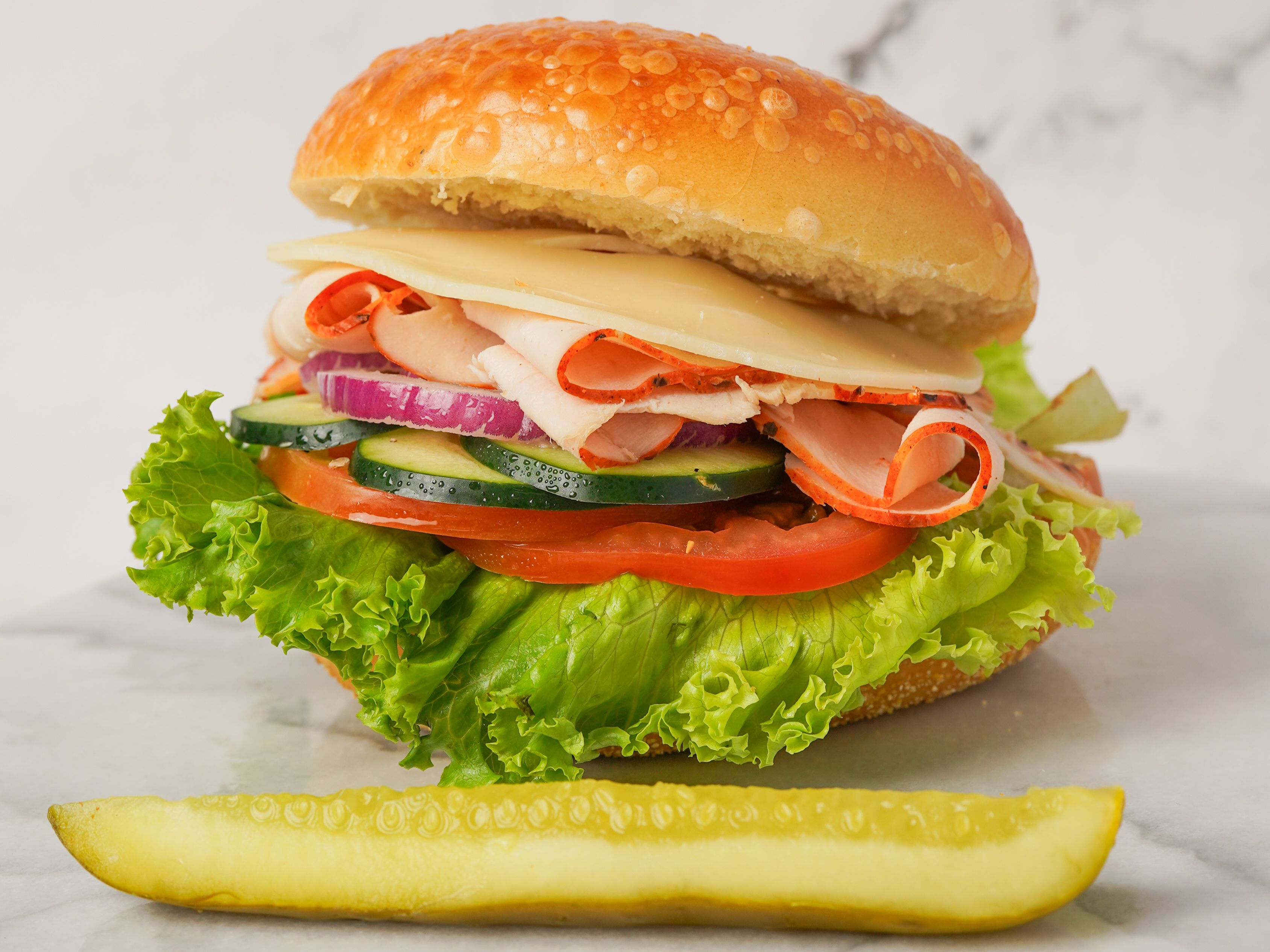 TURKEY SANDWICH.