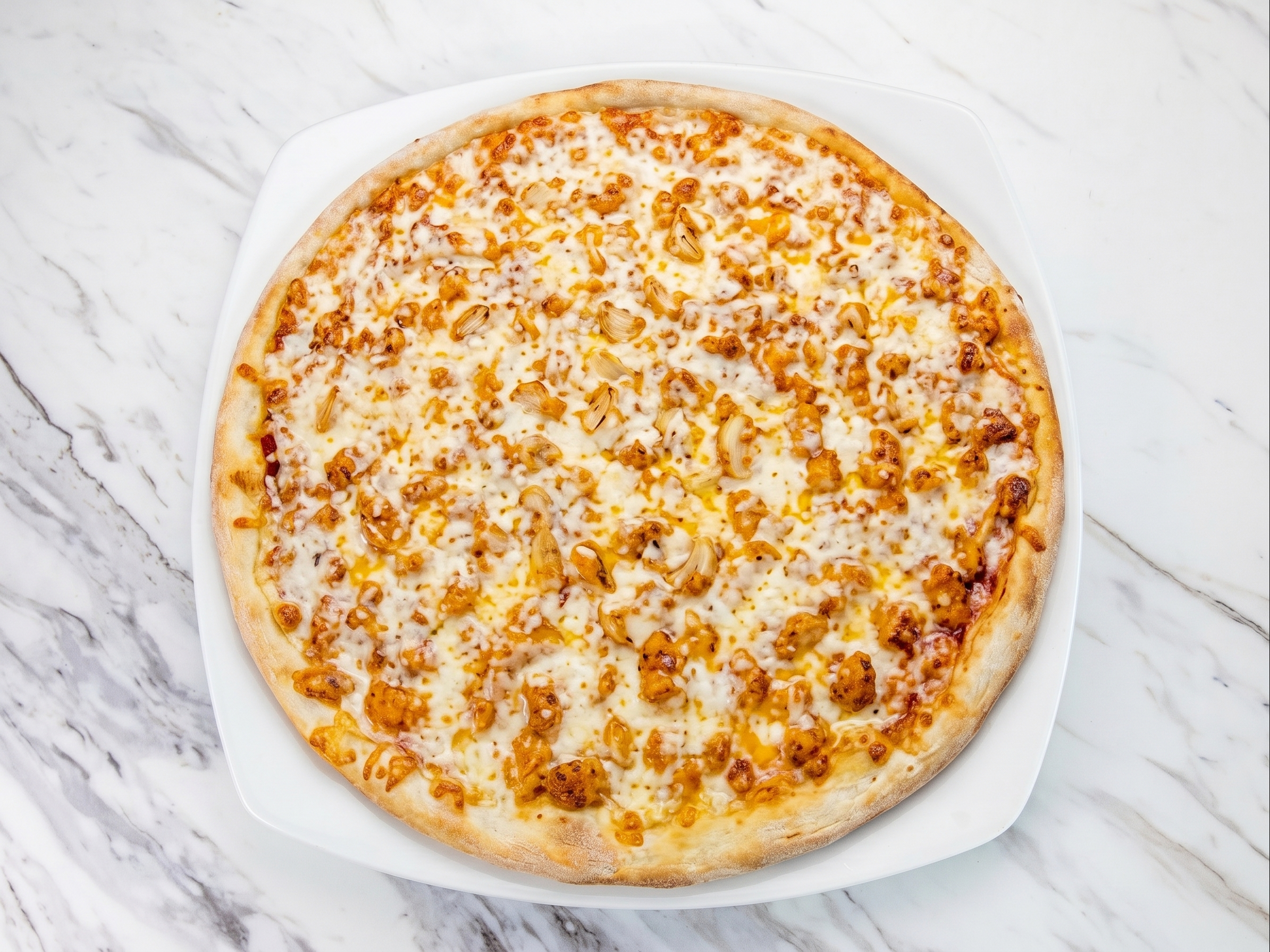 Buffalo Chicken Pizza.