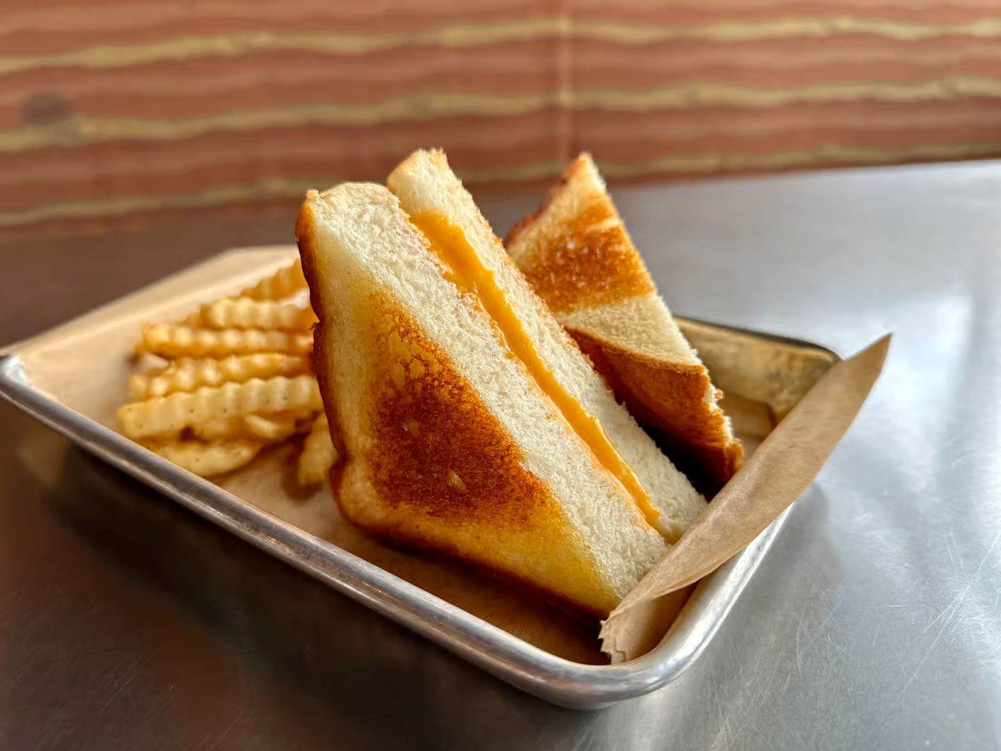 Kids Grilled Cheese Sandwich.