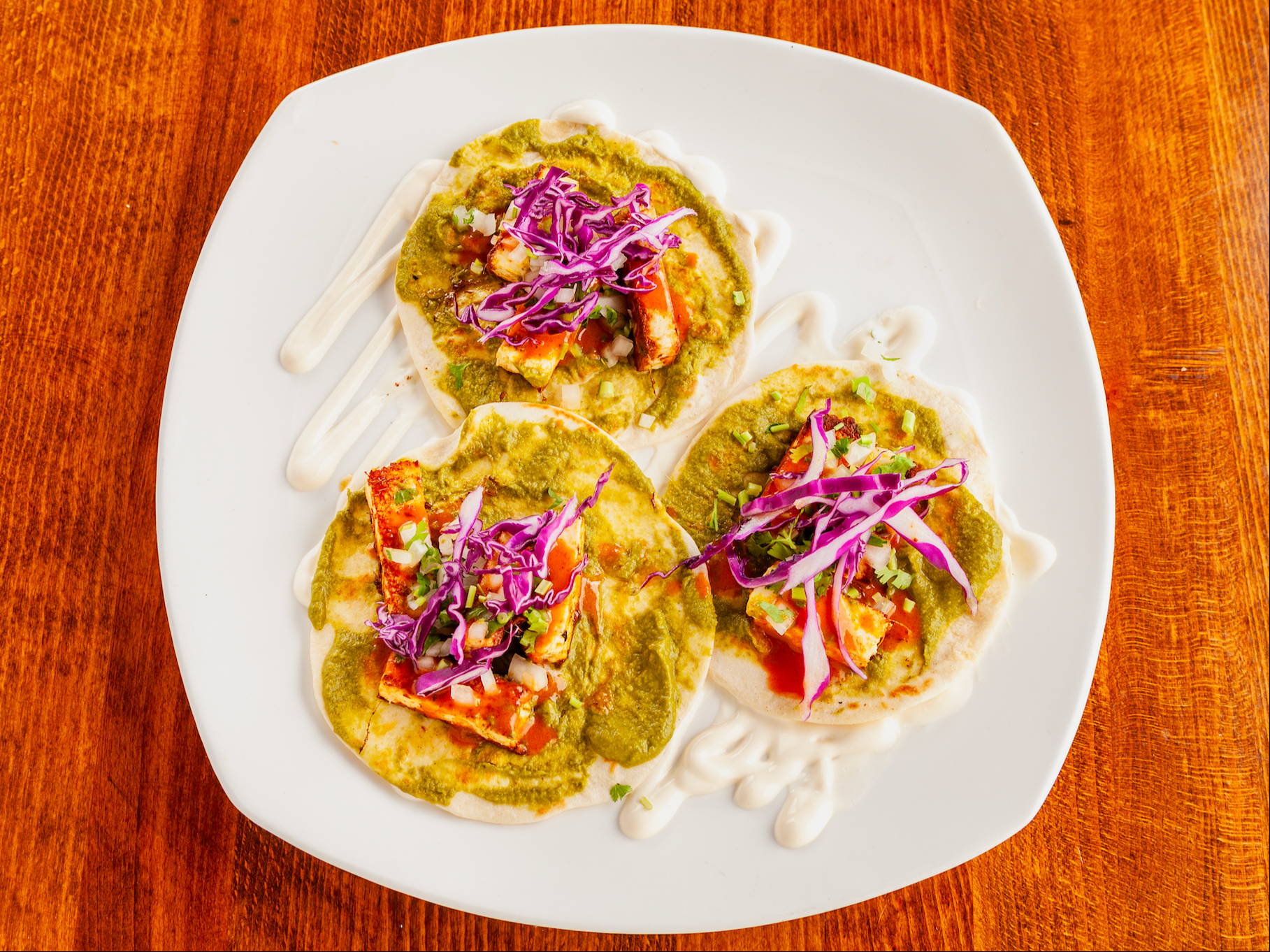 3 Paneer Tikka Tacos