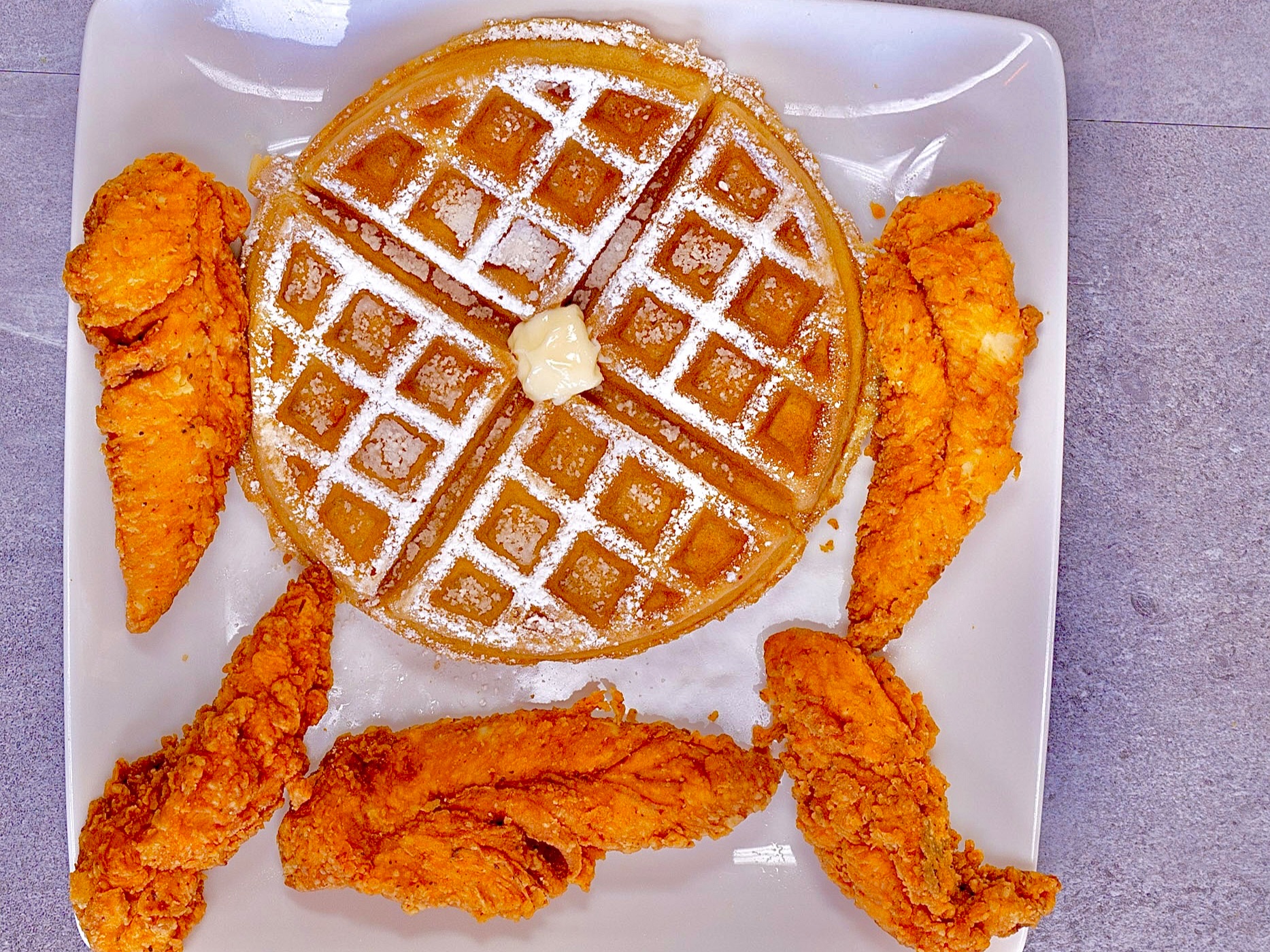 20 Tenders 4 Waffles.