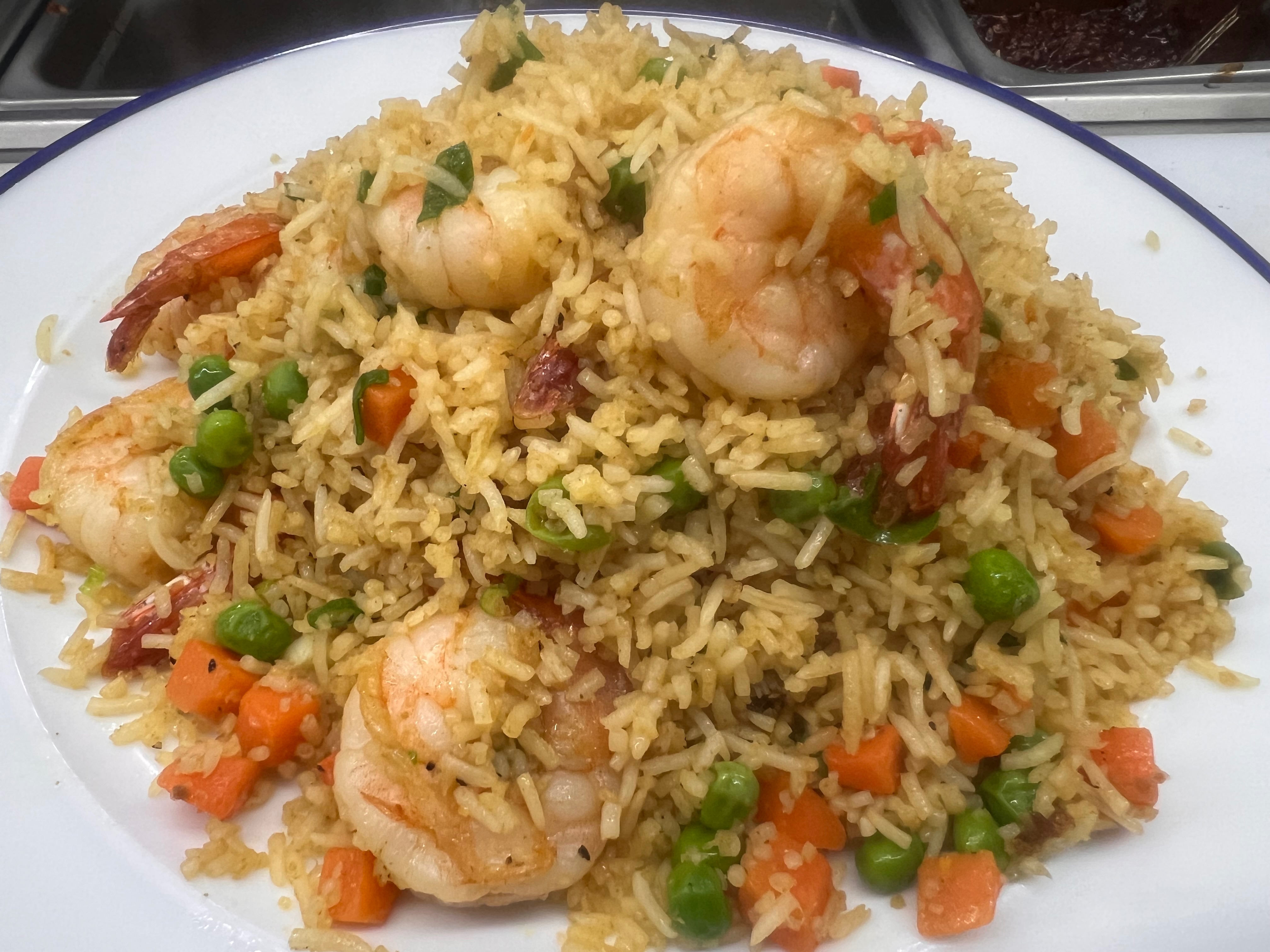 Shrimp Fried Rice (NF)(DF).