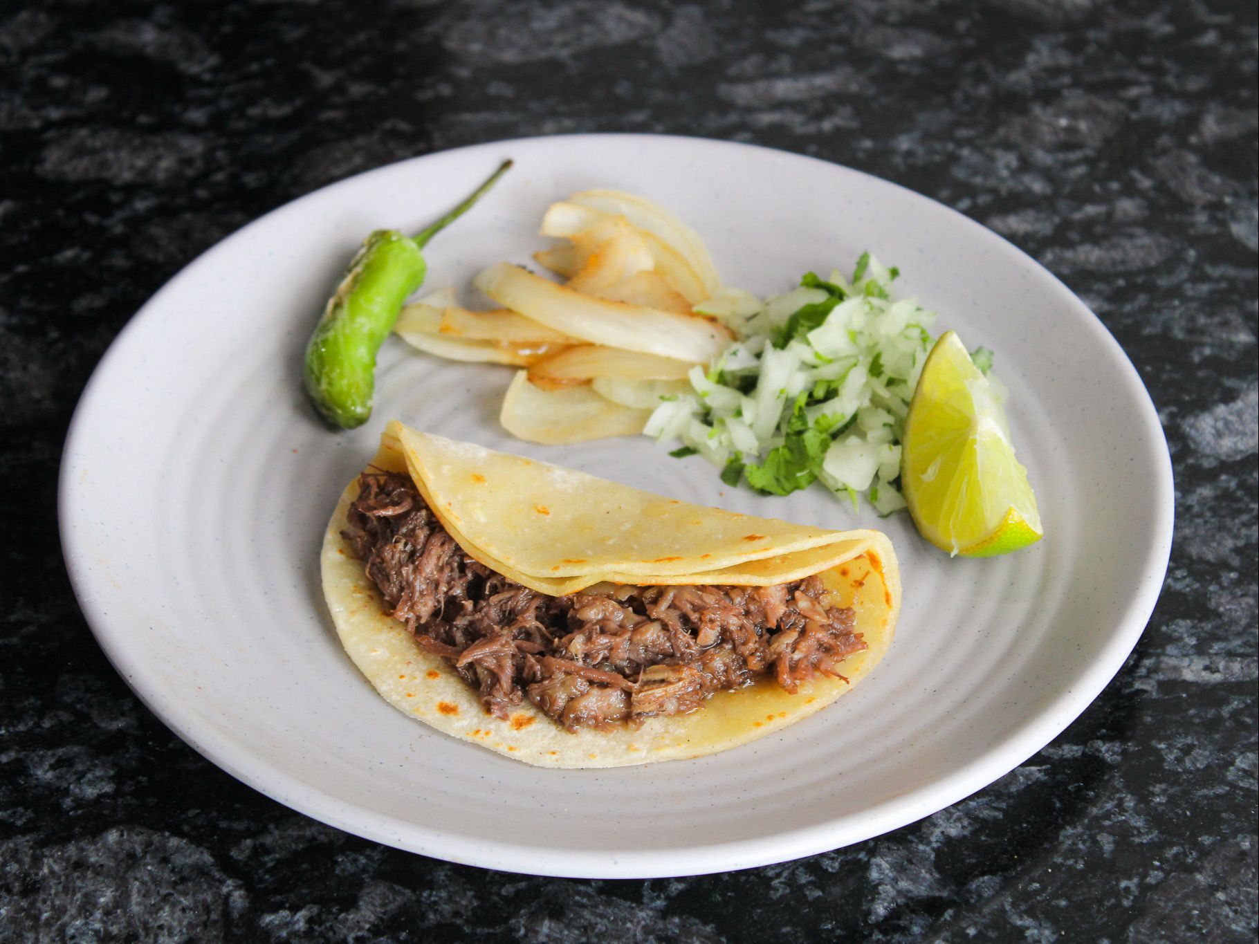 Taco Barbacoa.