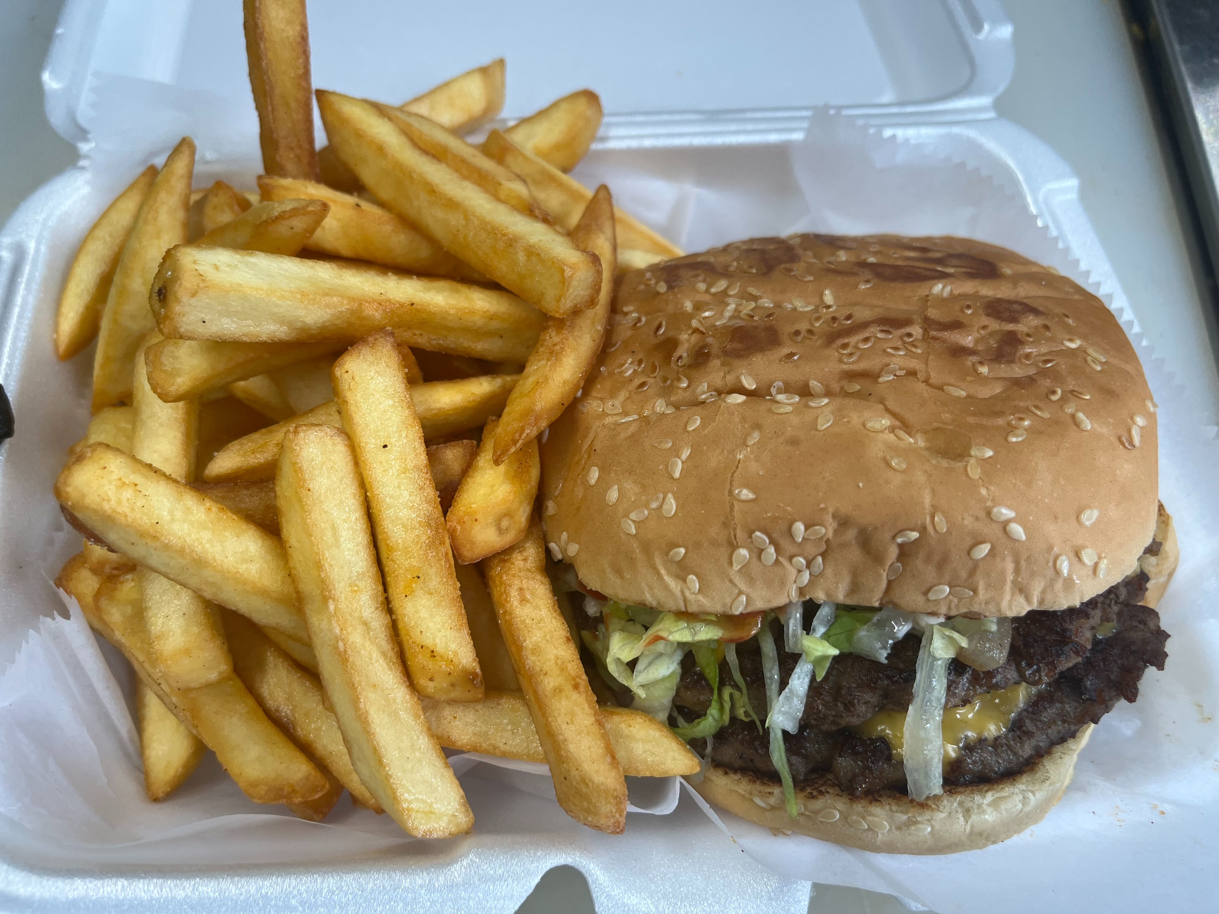 Cheeseburger Double / Fries