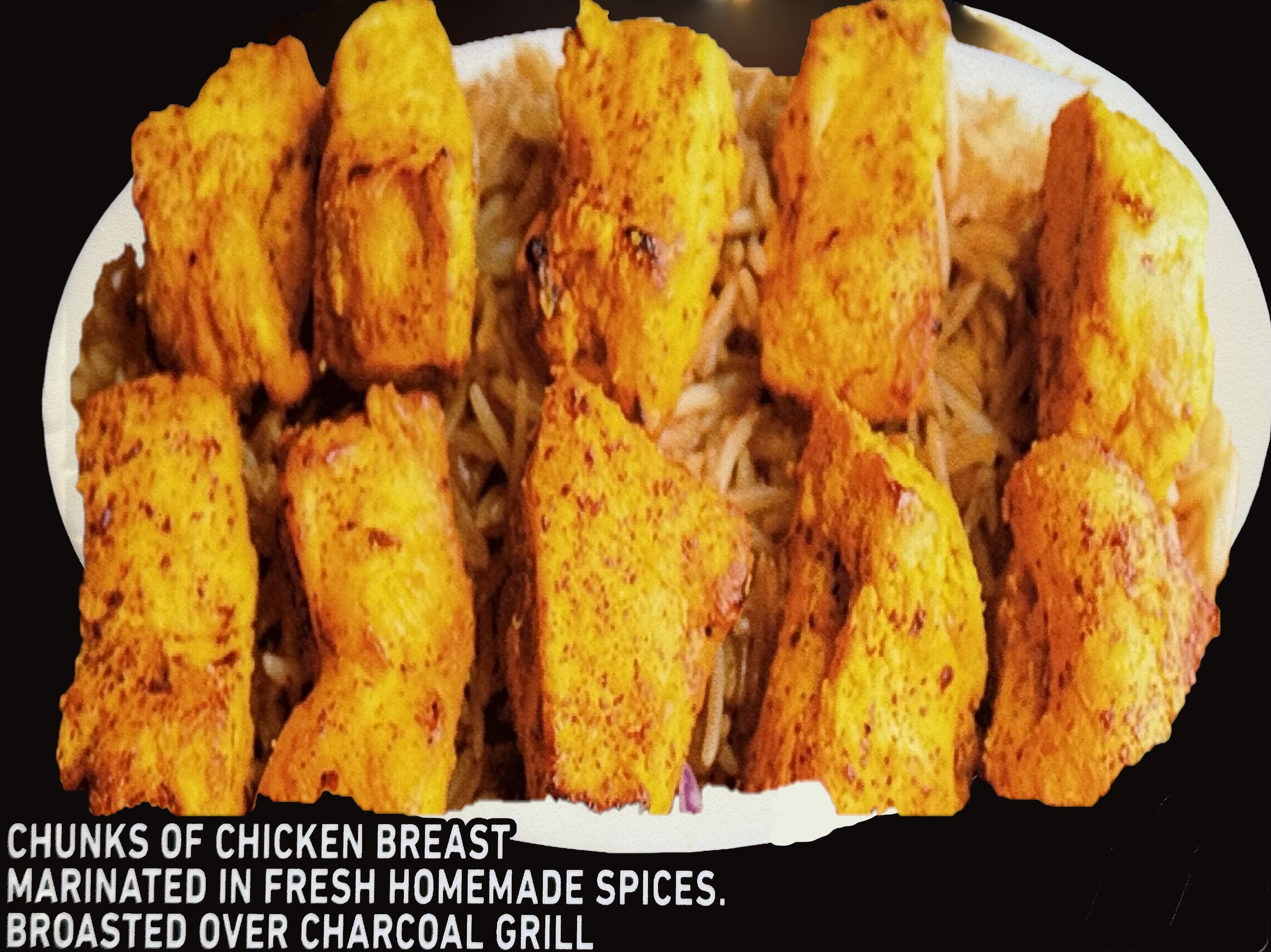 #13 Chicken Tikka (Kabob Only) 1 Order Kabob Is 2 Skewers.