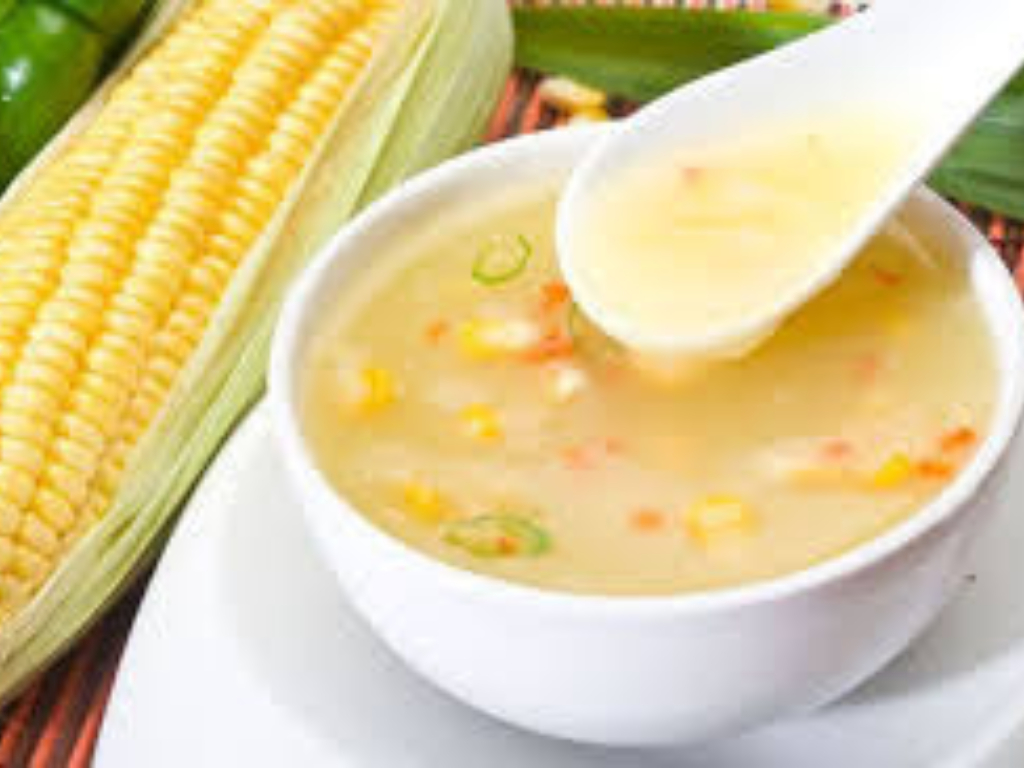 Veg Sweet Corn Soup.