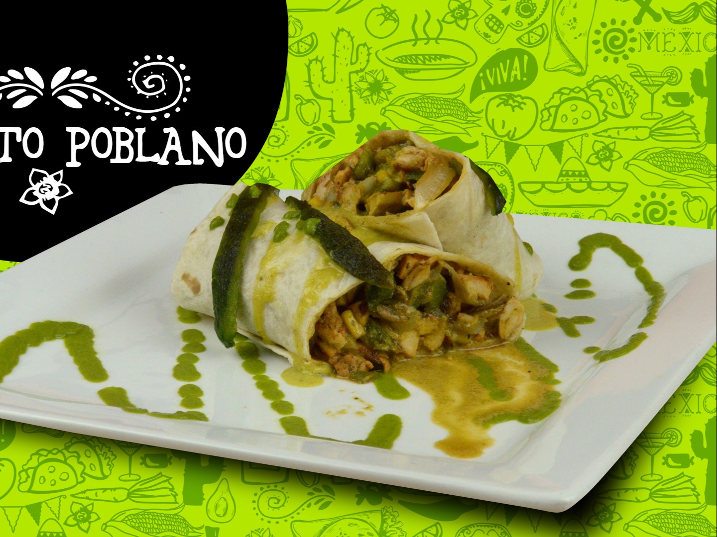 BURRITO RAJAS.