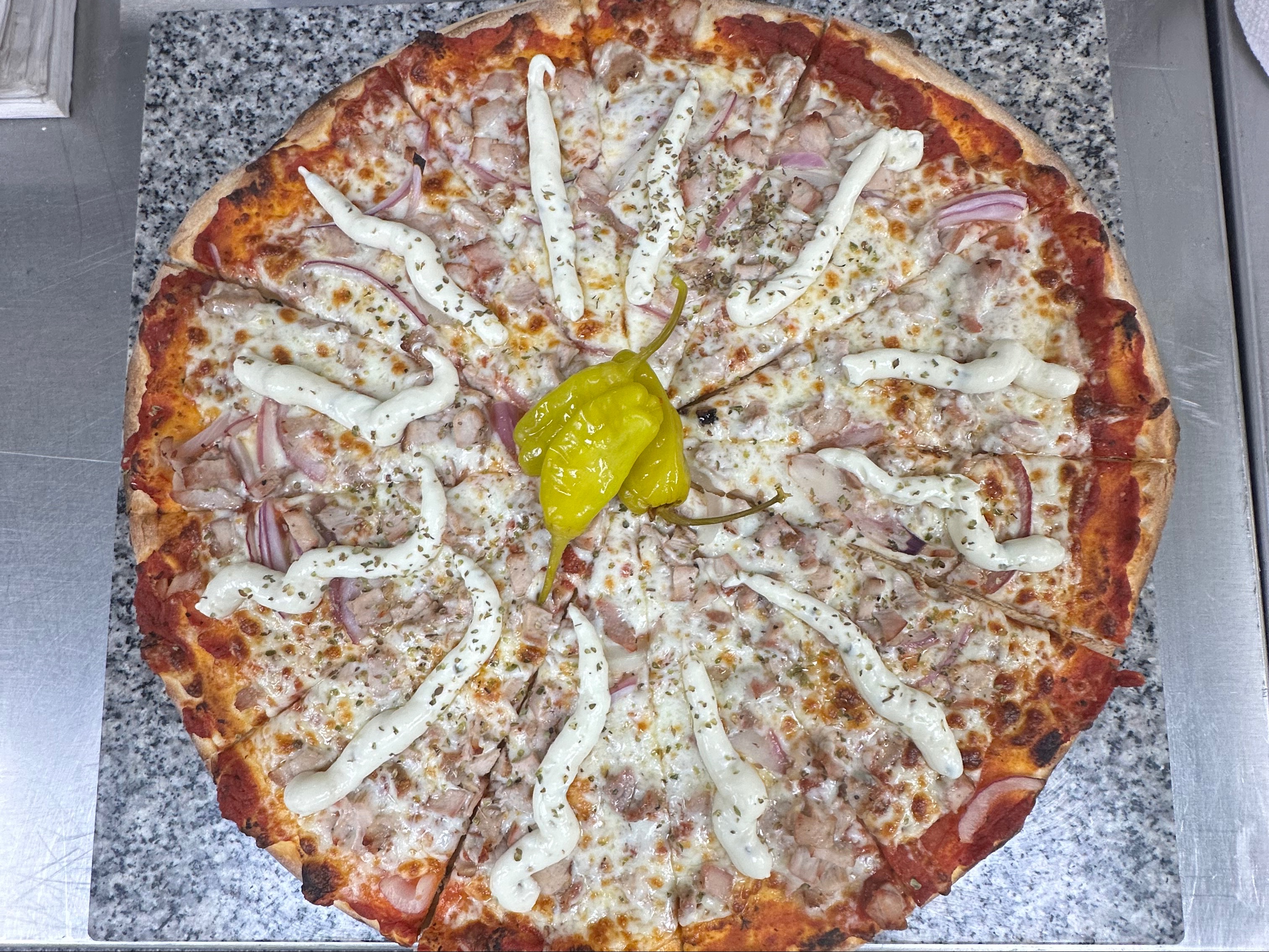 Kabob Pizza - LARGE.