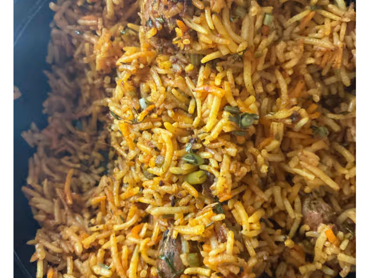 Hyderbadi Chicken biriyani.