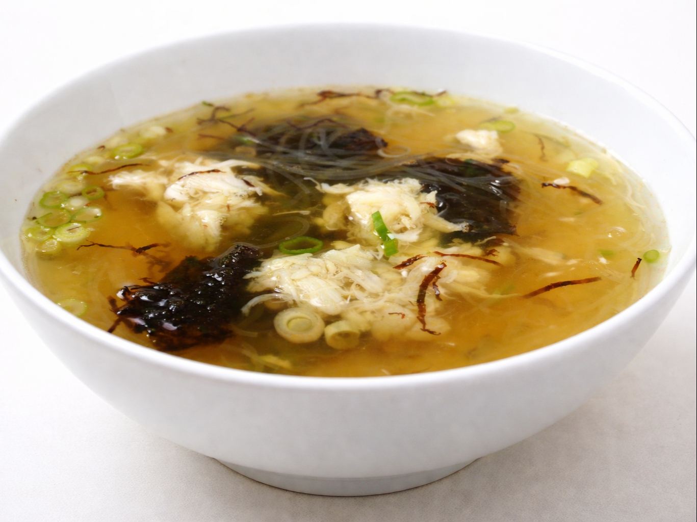 Lump Crabmeat & Seaweeds Soup.