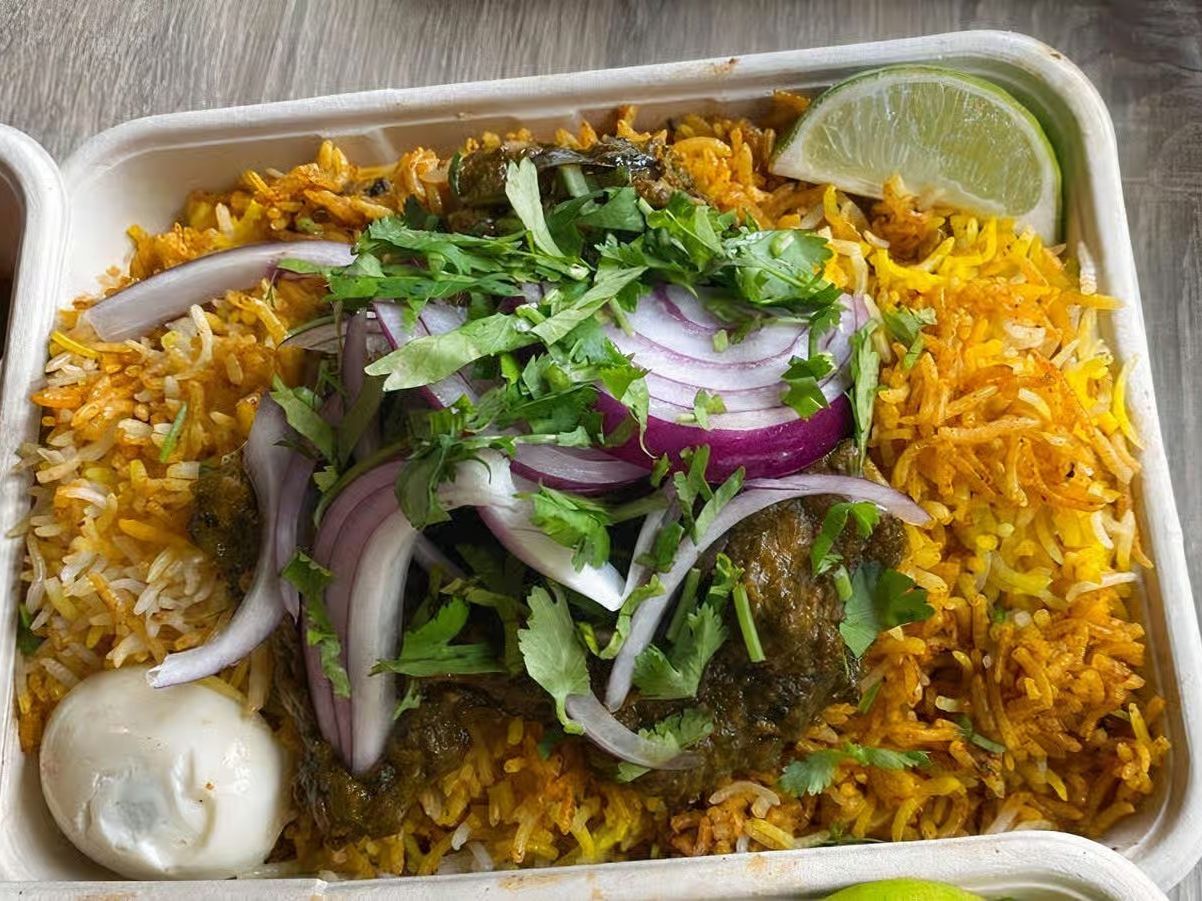 Gongura Chicken Biriyani.