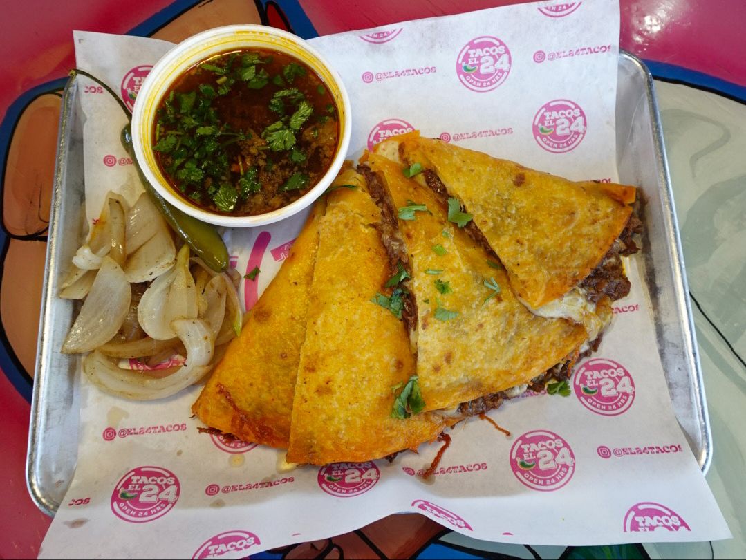 Quesa-Birria Quesadilla.