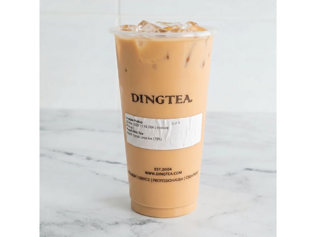 Peach Milk Tea.