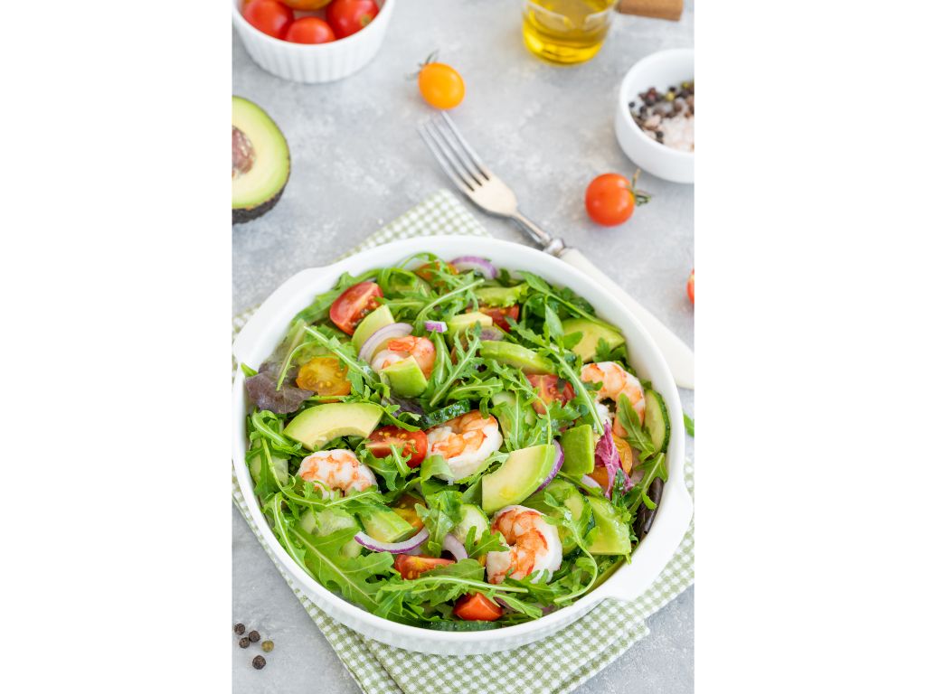 Shrimp Avocado SALAD.