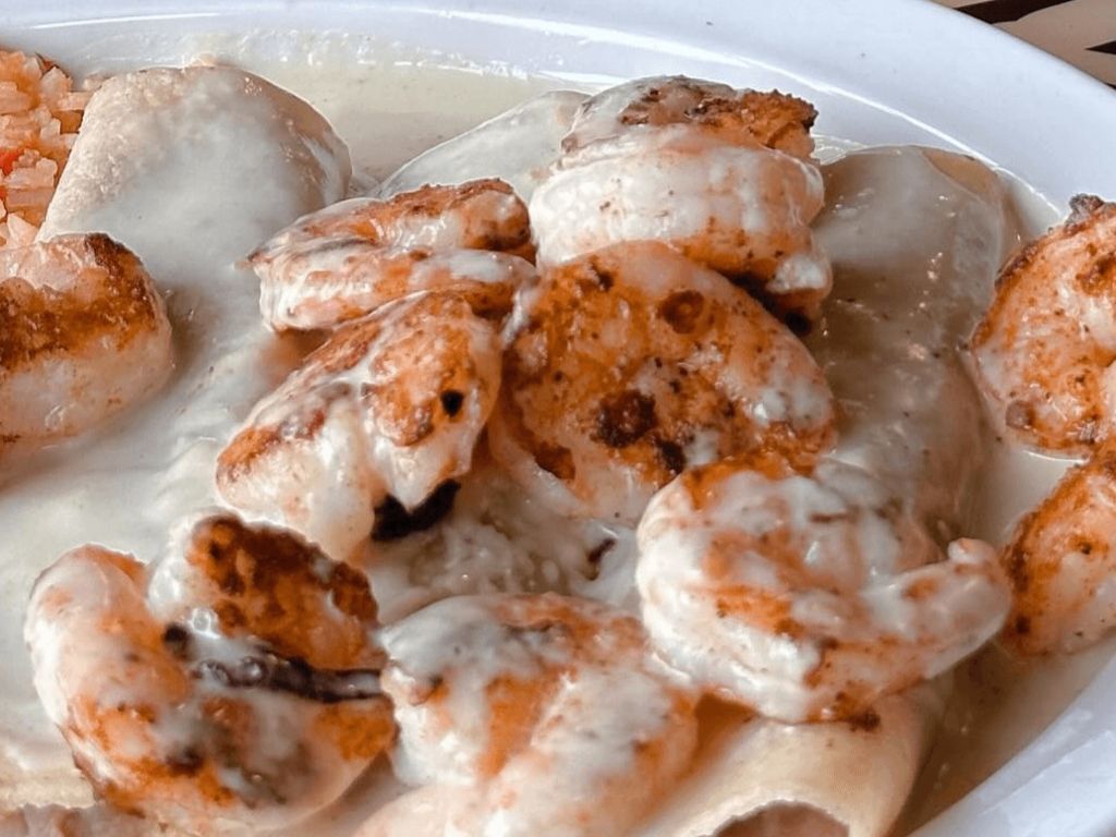 Enchiladas De Camarón.