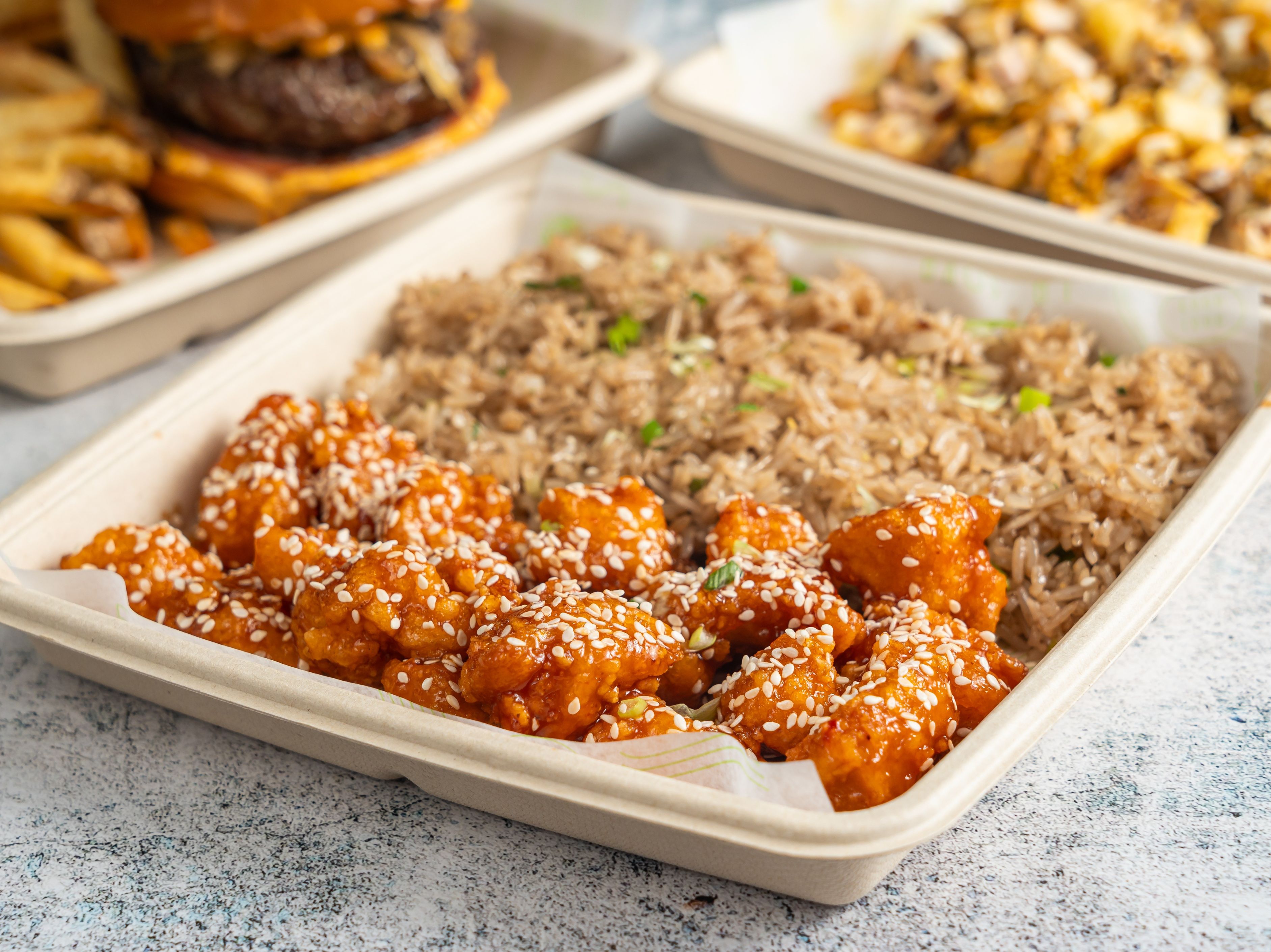 Sesame Chicken.