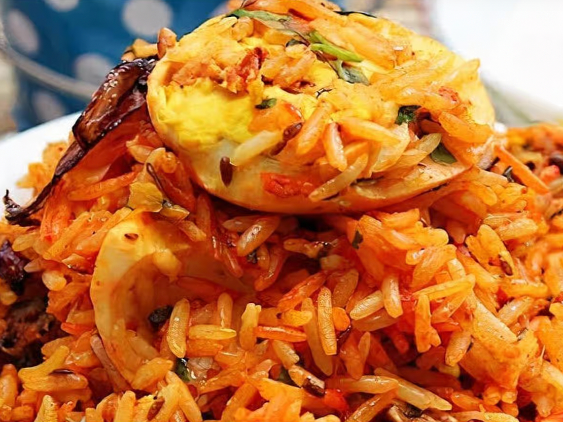 Egg Biryani.