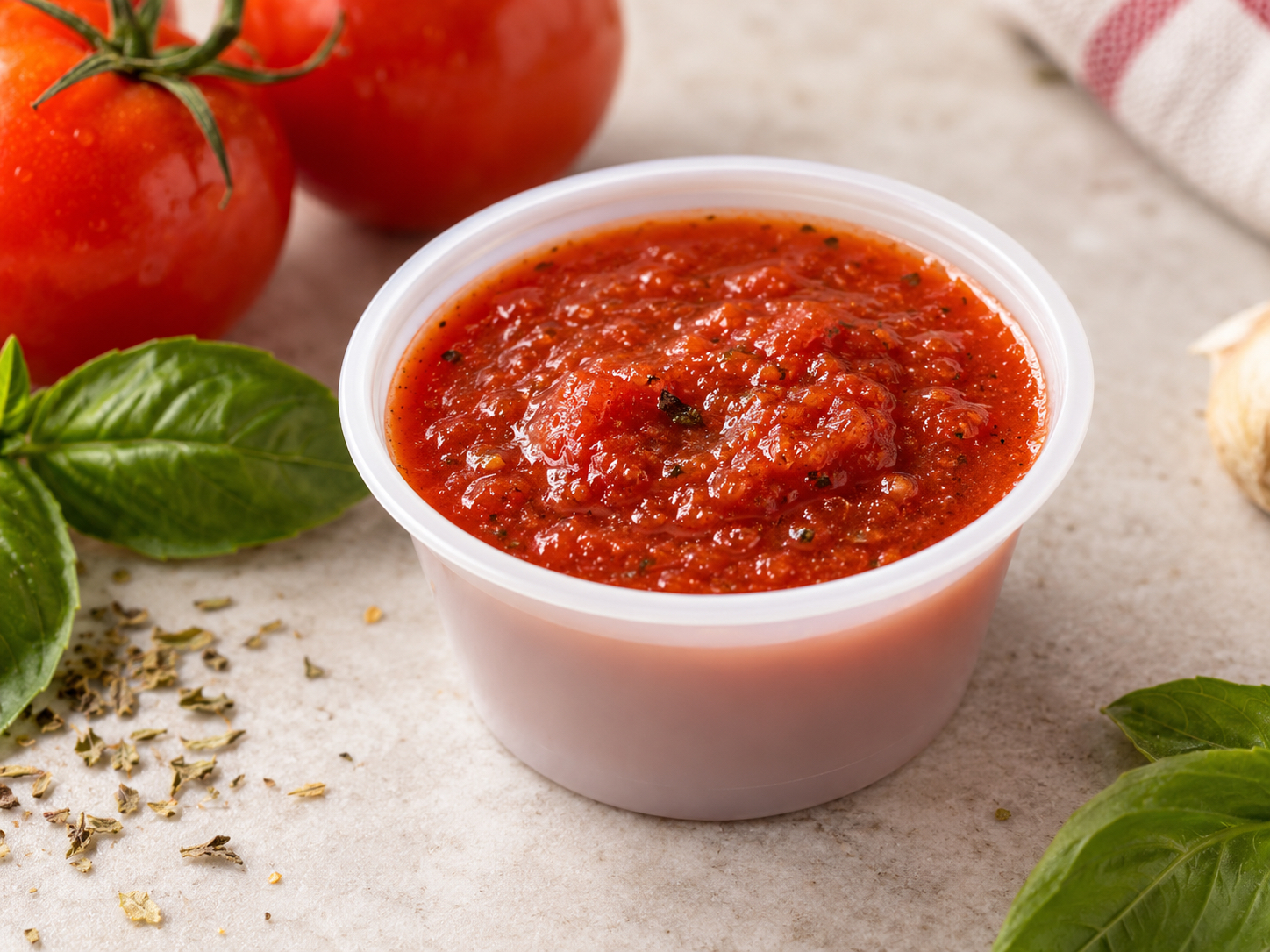 3.25 OZ HOUSE MARINARA SAUCE.
