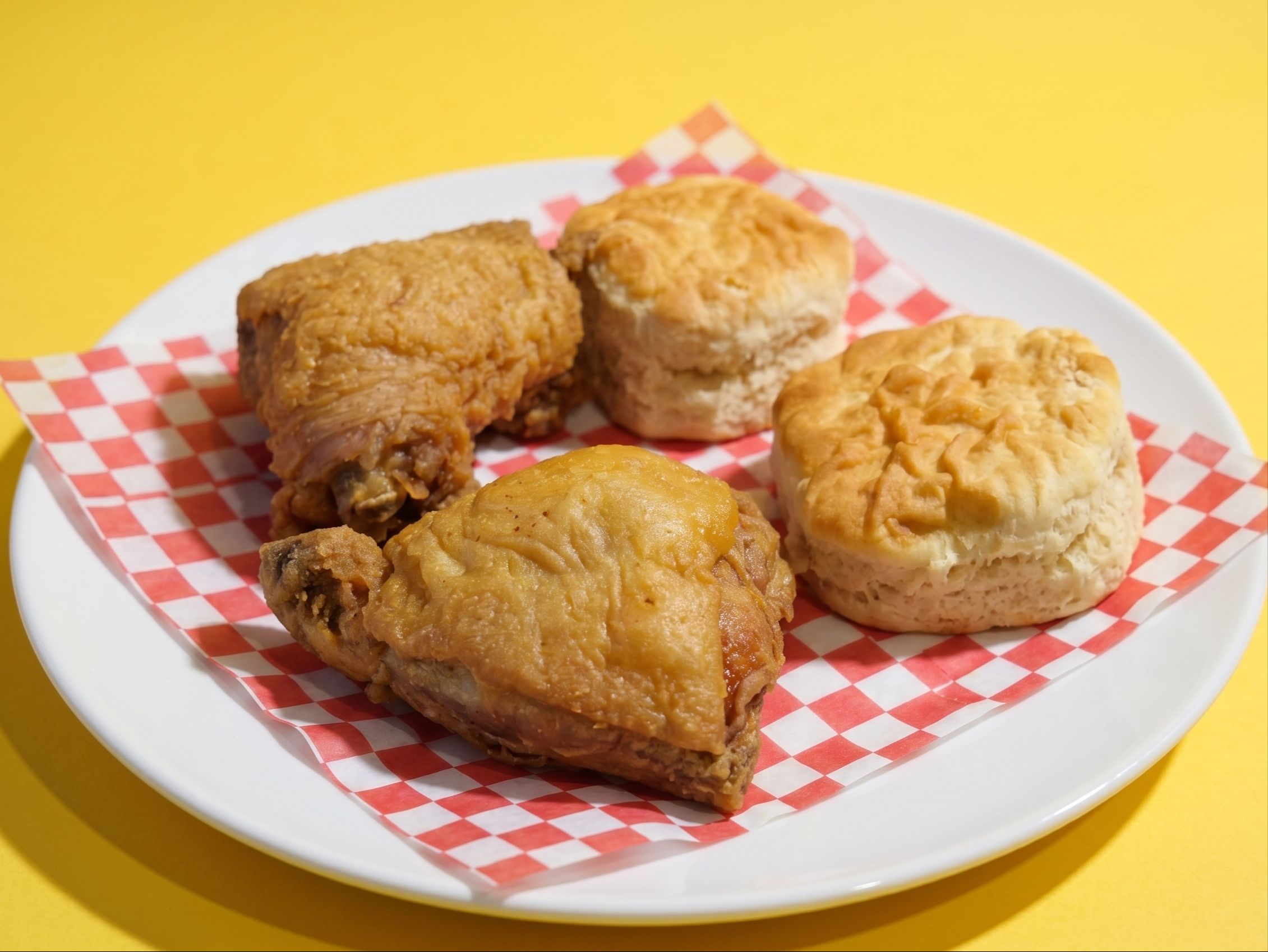 2 Piece with 1 Biscuit.