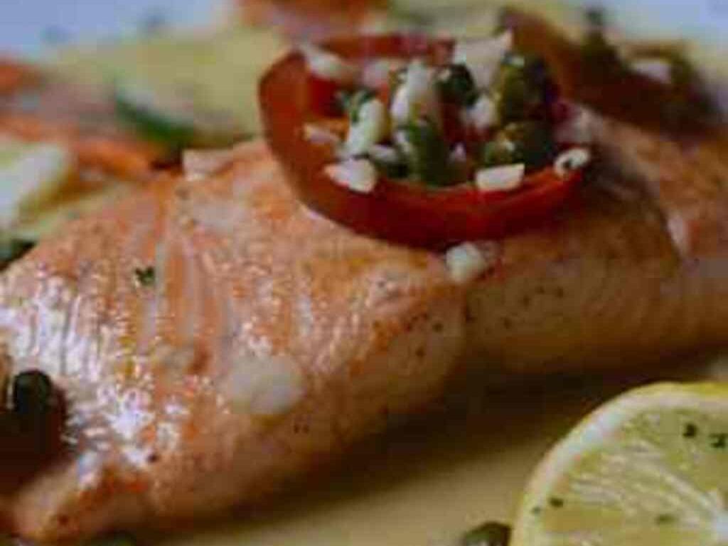 Salmon Picata.