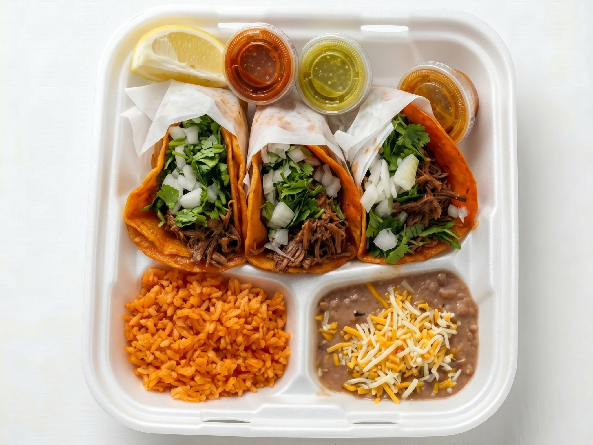 Taco Plate Combo.