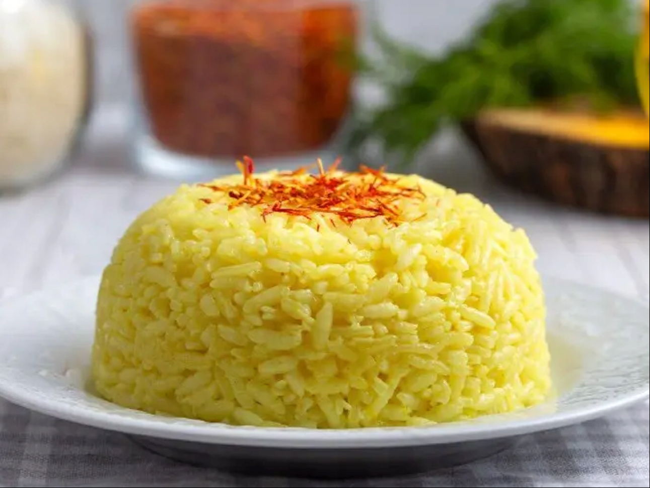 Saffron Pulao Rice.
