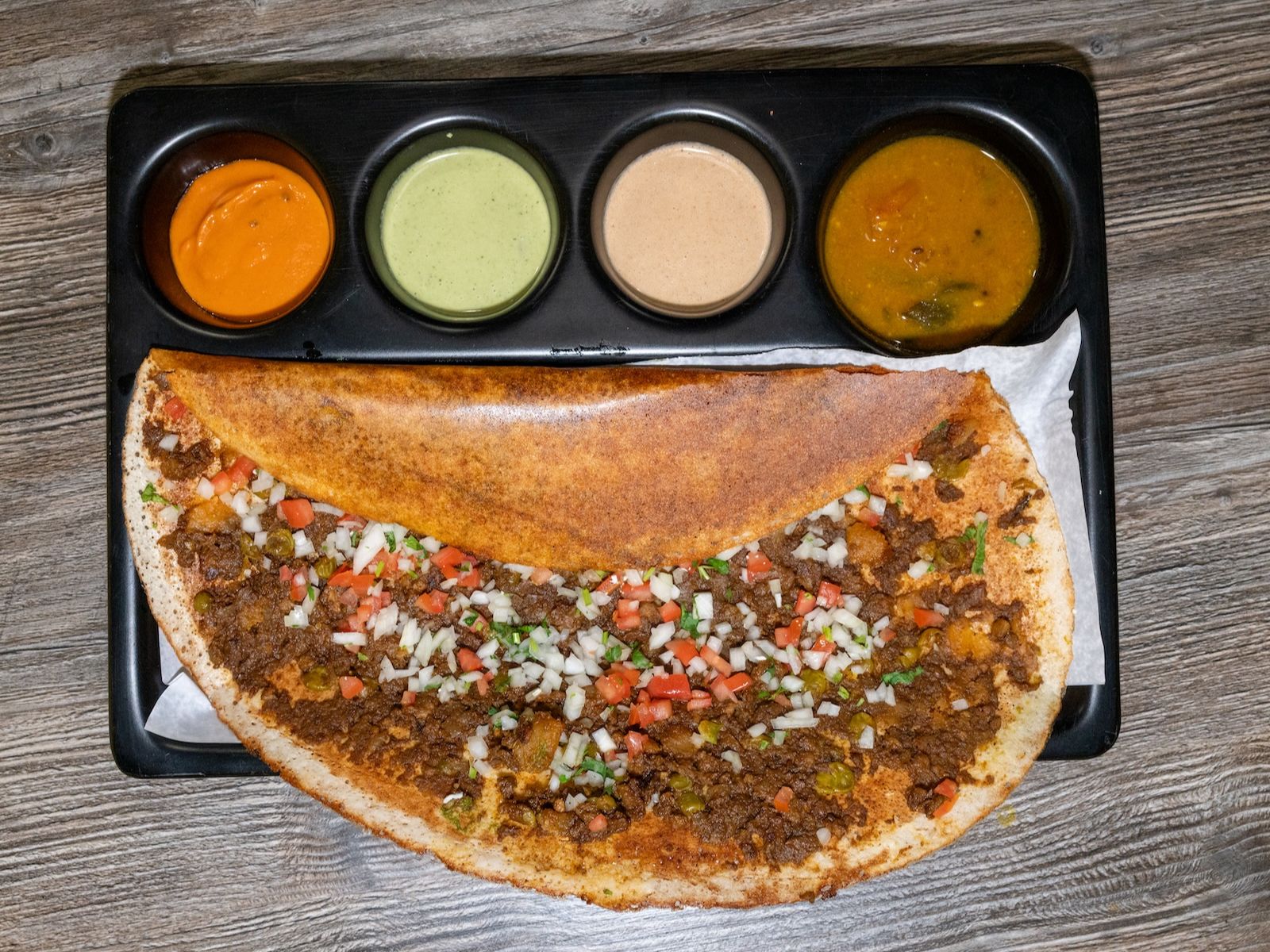 Beyond Karaikudi Vegan Dosa.