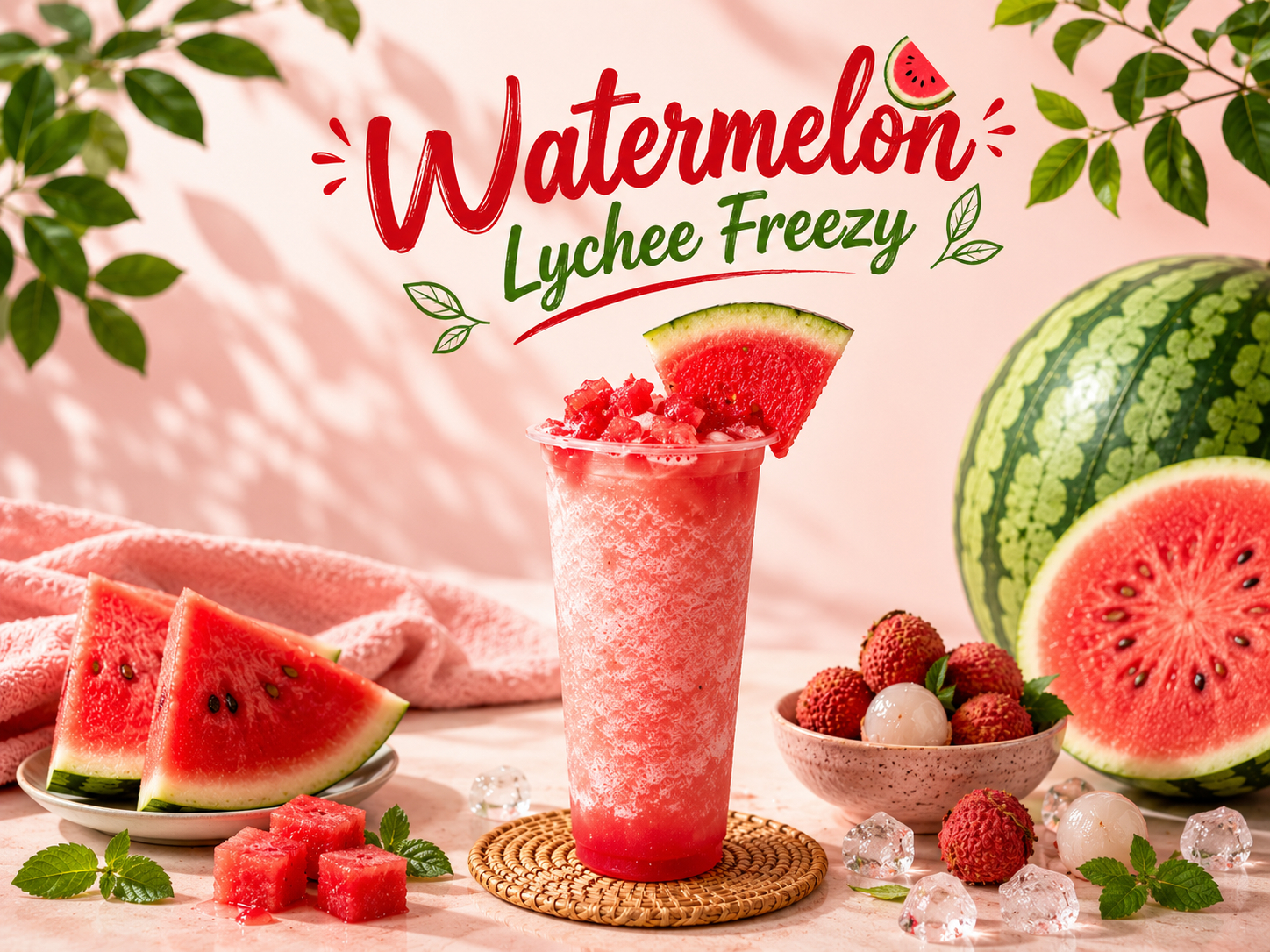 Watermelon Lychee Freezy.