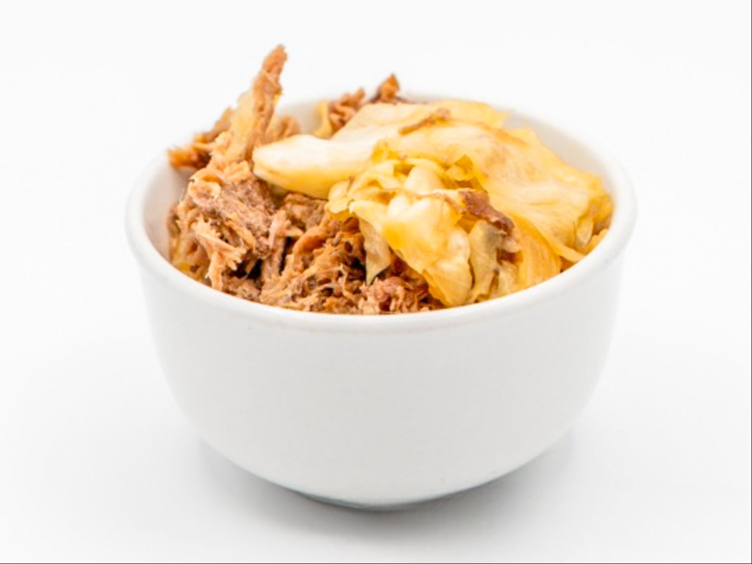 Kalua Pig & Cabbage from Yama's Fish Market — Kalua-style pork sautéed with cabbage and onions. (28 oz)