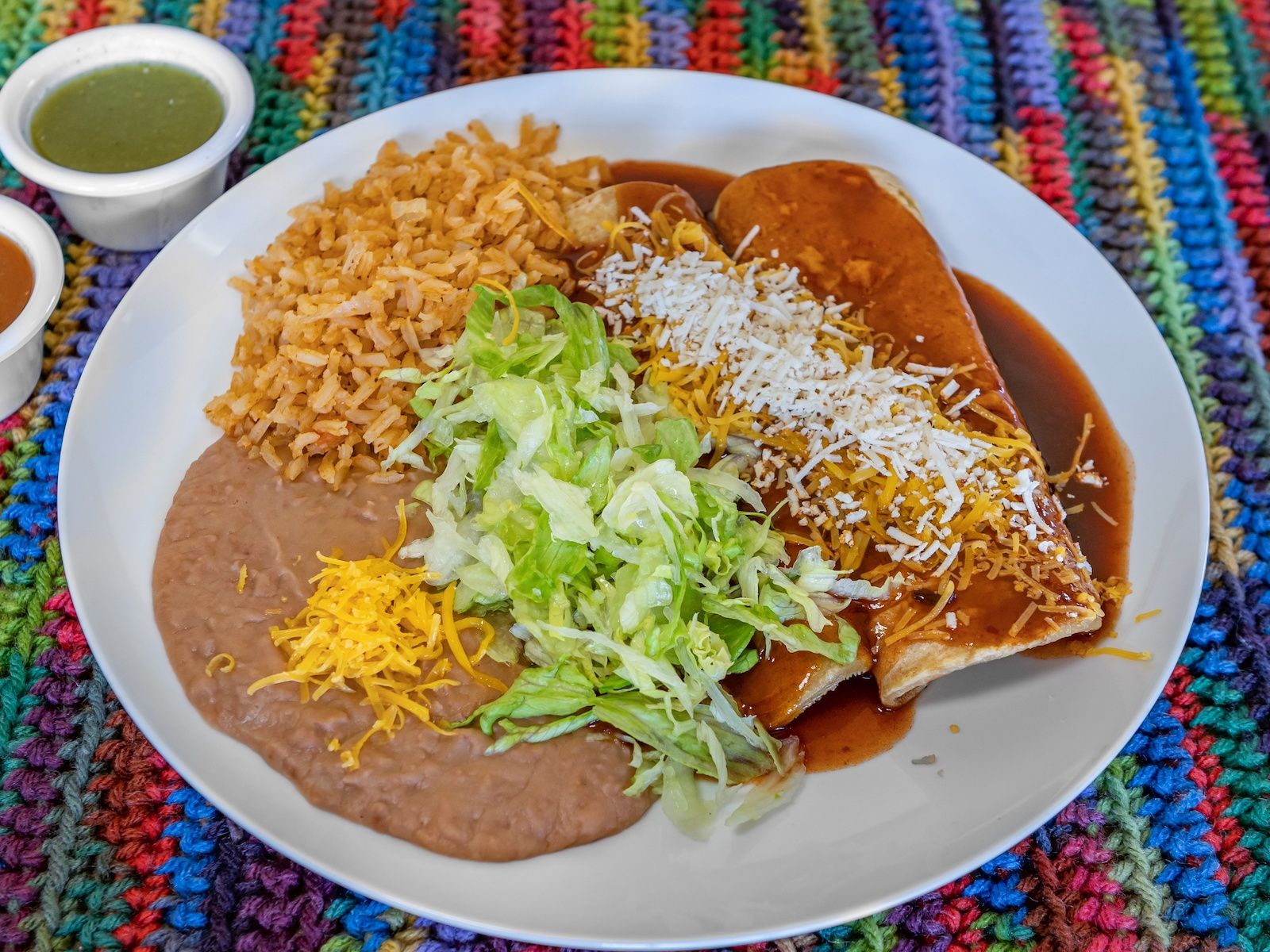 #4 (2) Enchiladas