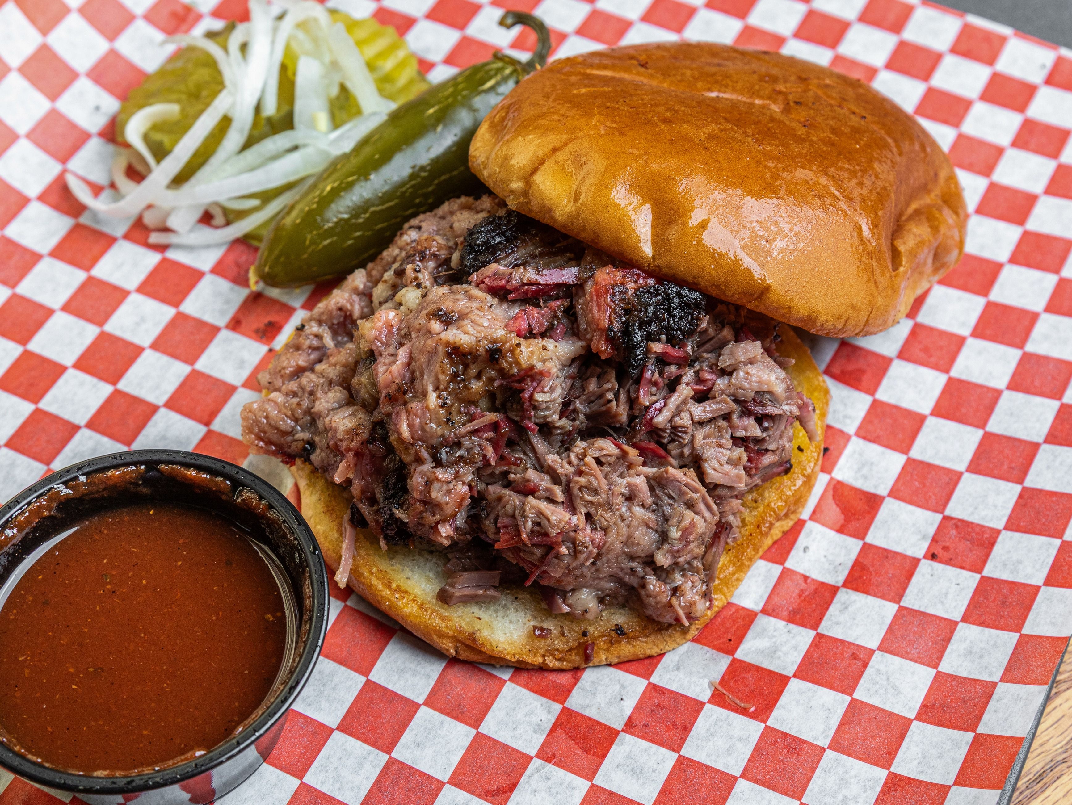 Wednesday Special: Chopped Beef Sandwich, Side, Drink.