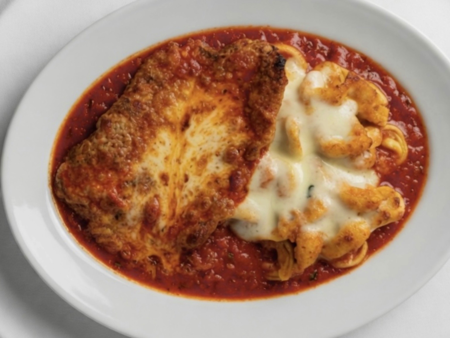 Tortellini & Veal Parm.
