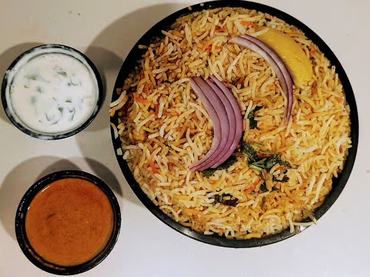 Vegetable Dum Biryani (Single).