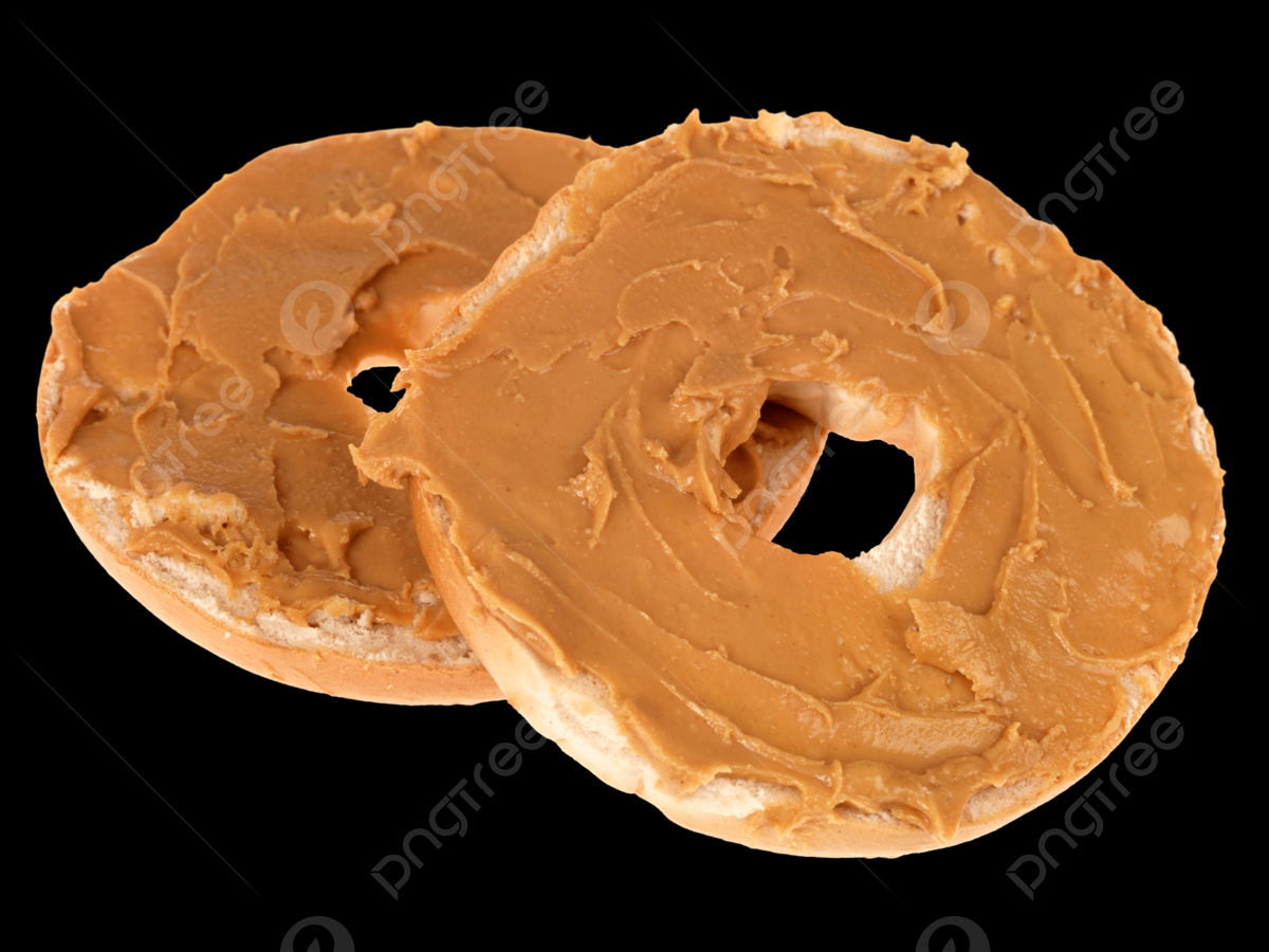 BAGEL W/PEANUT BUTTER.
