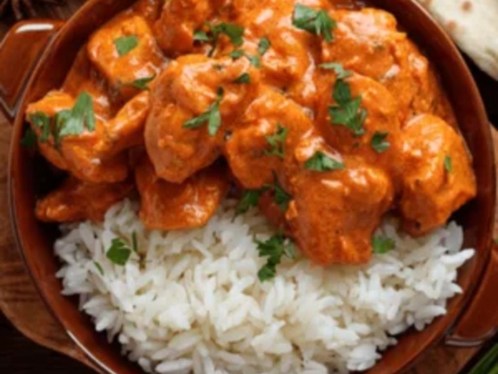 Butter Chicken Rice.
