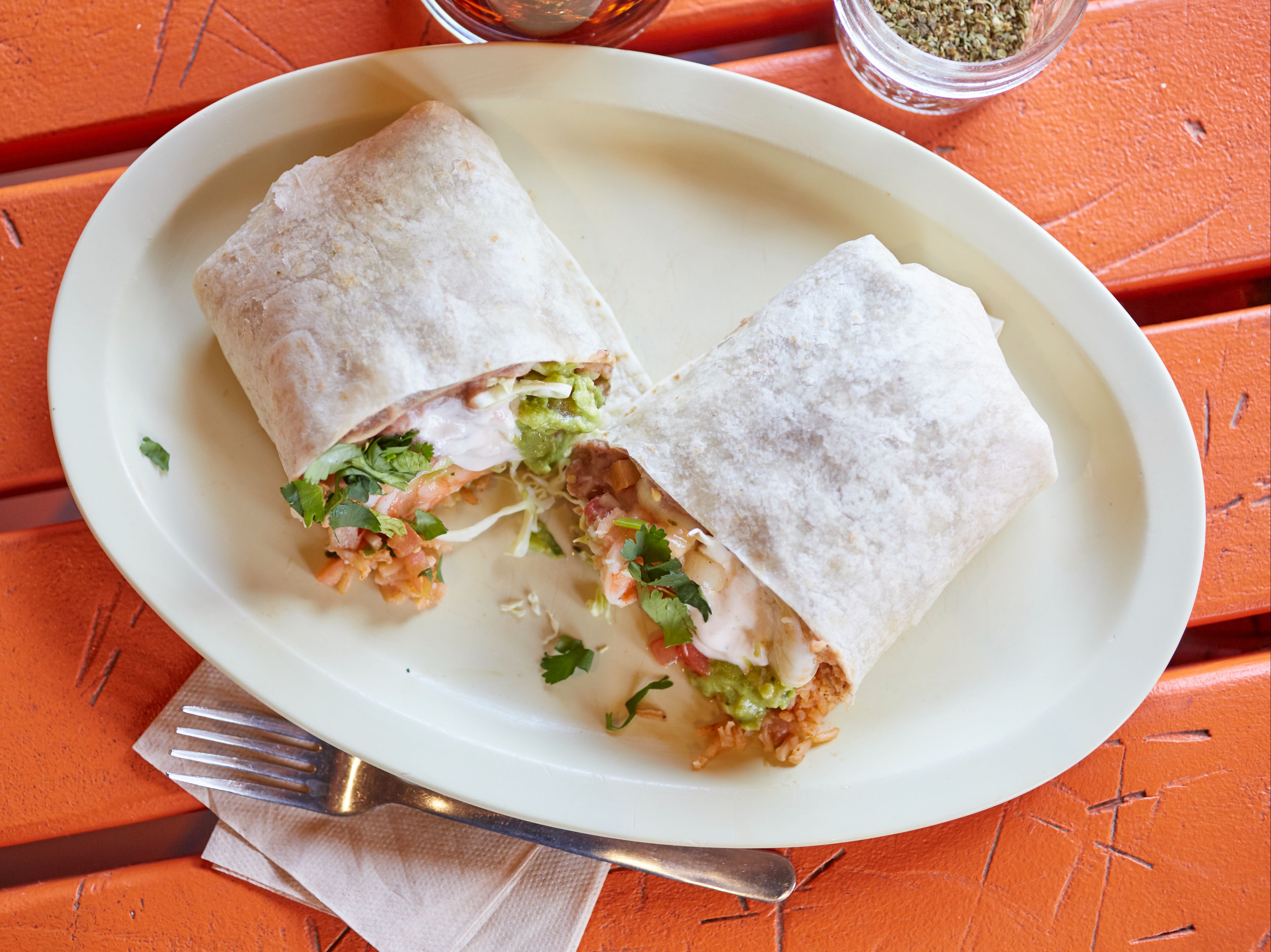 Shrimp Burrito.