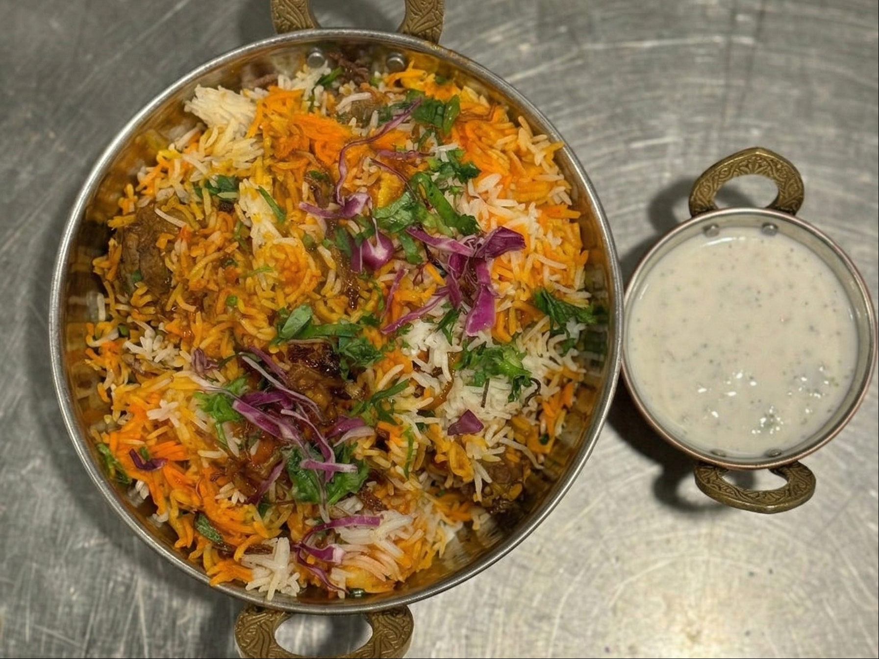 Shrimp Biryani.