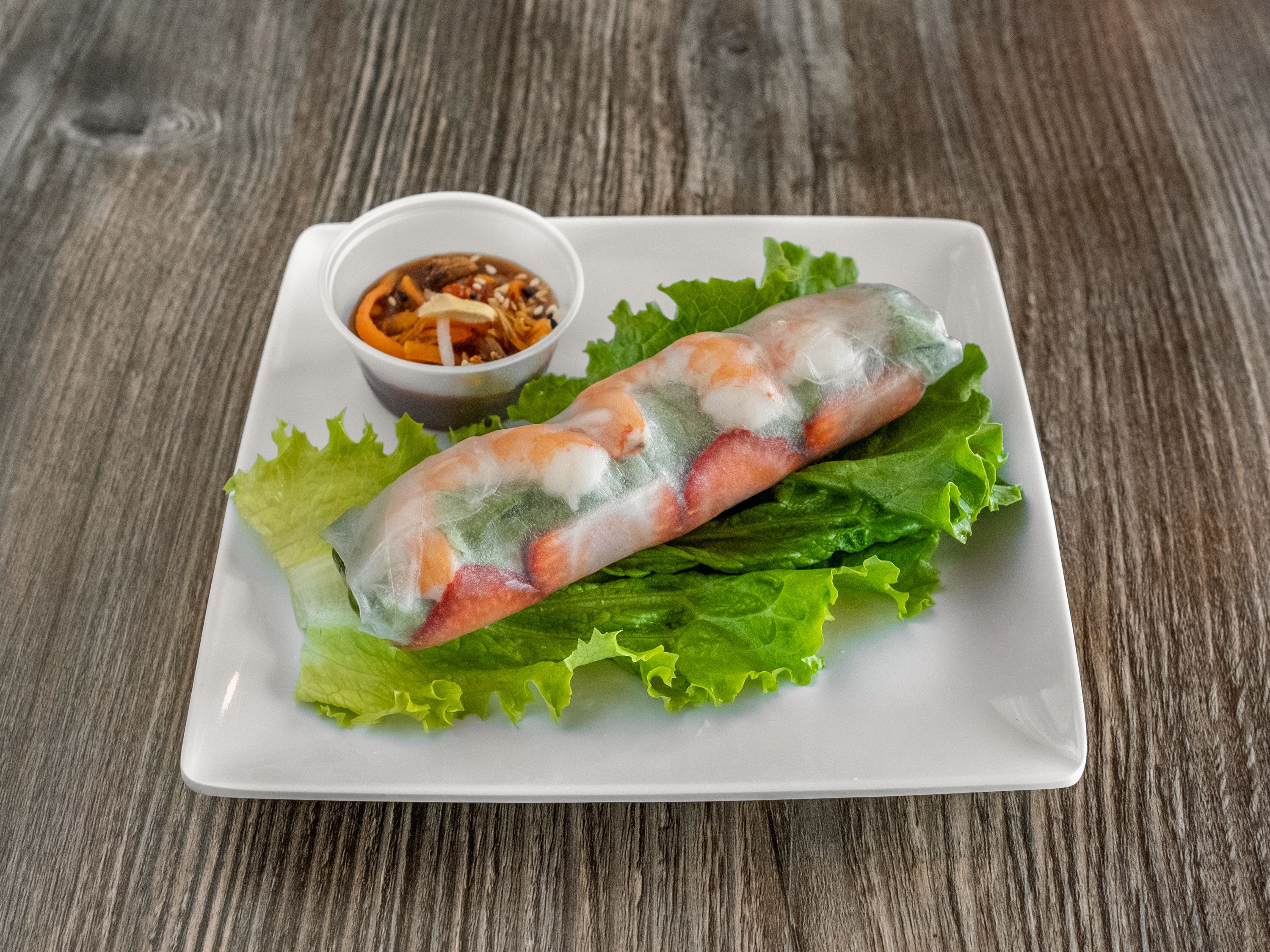 04. Shrimp Strawberry Spring Rolls.