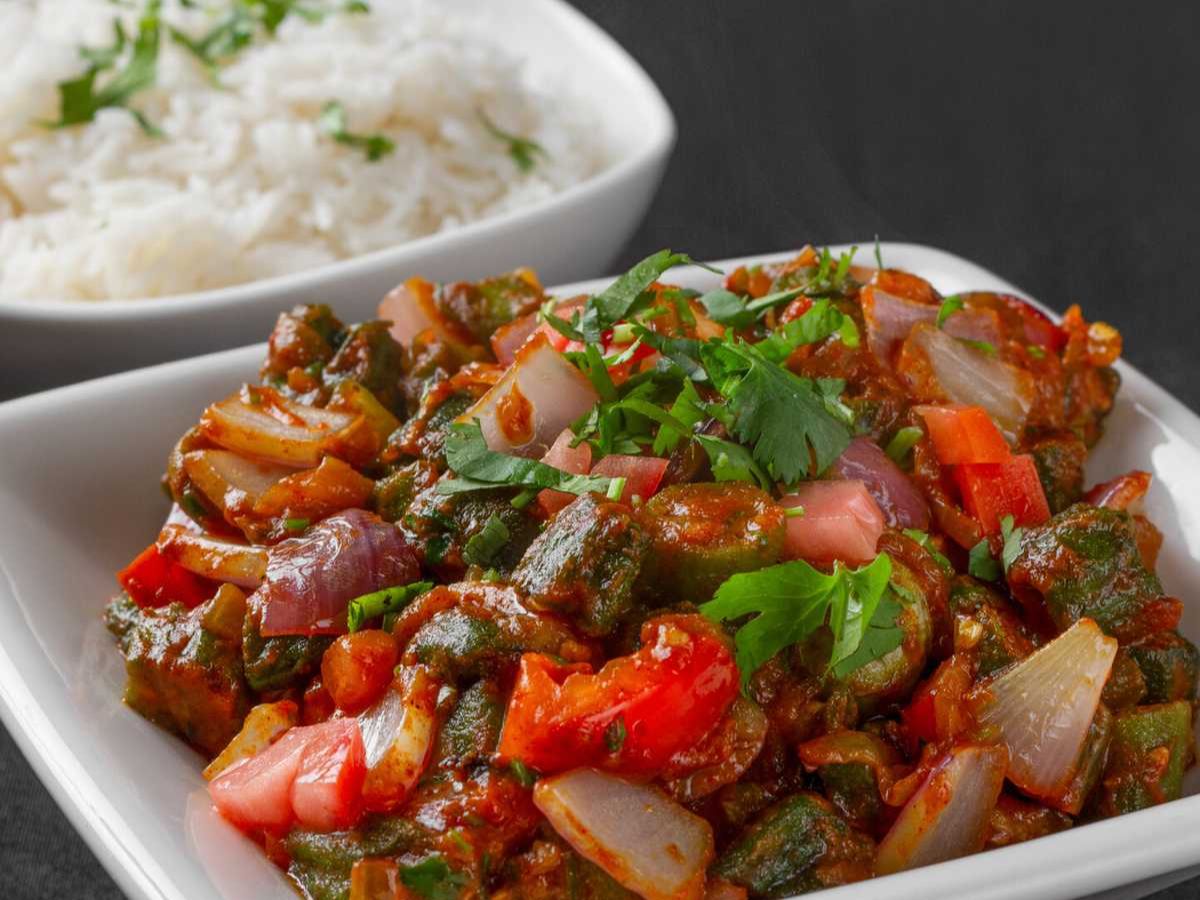 Bhindi Masala (Vegan).
