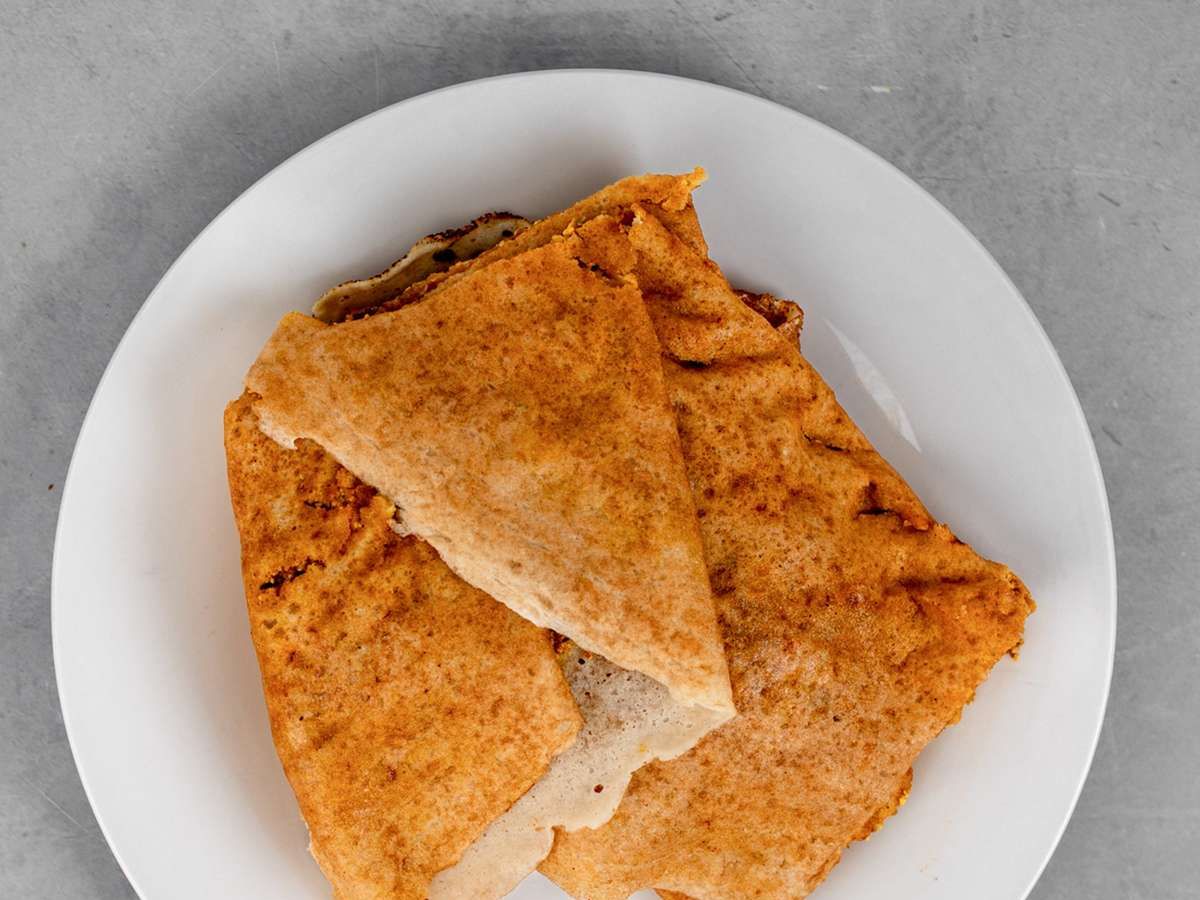 Paneer Bhurji Dosa.
