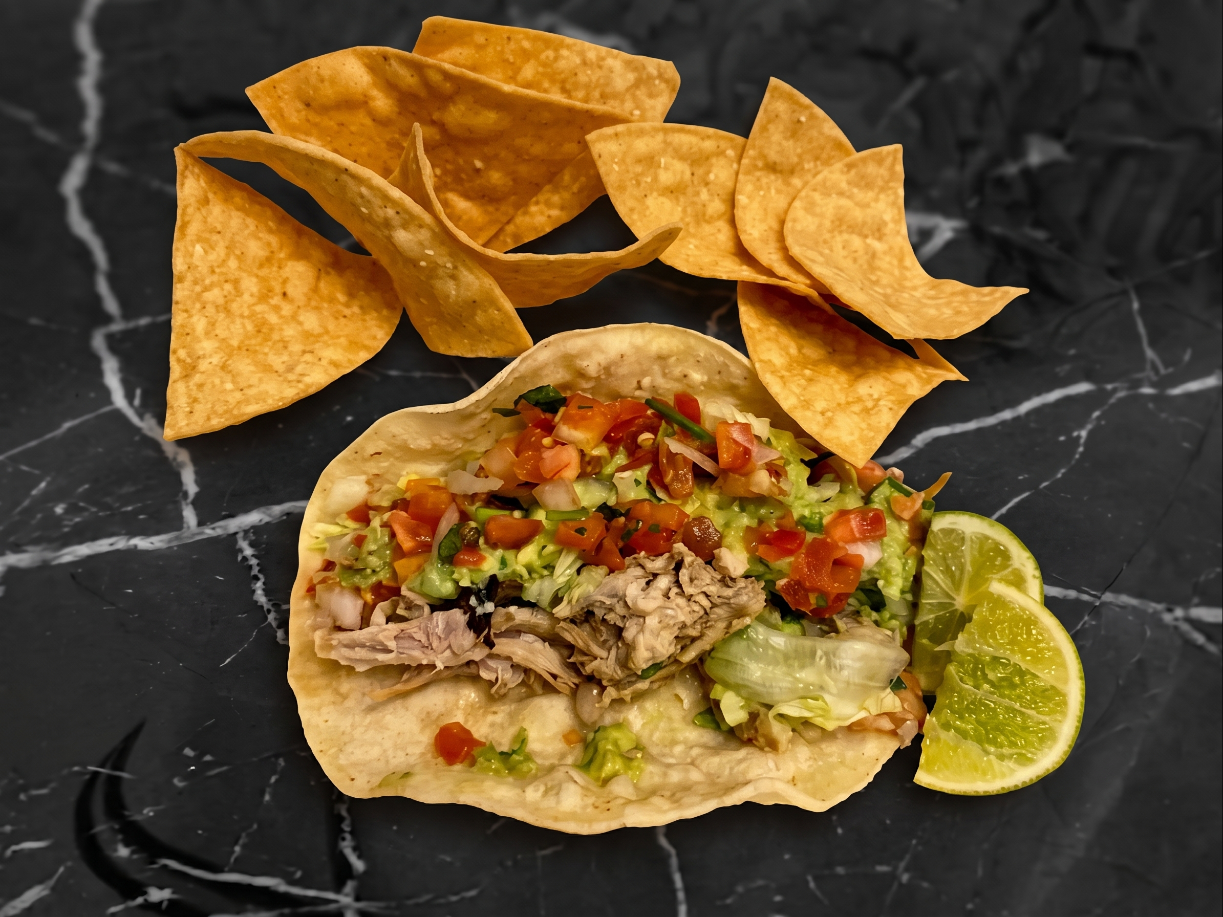 Carnitas Soft Taco.