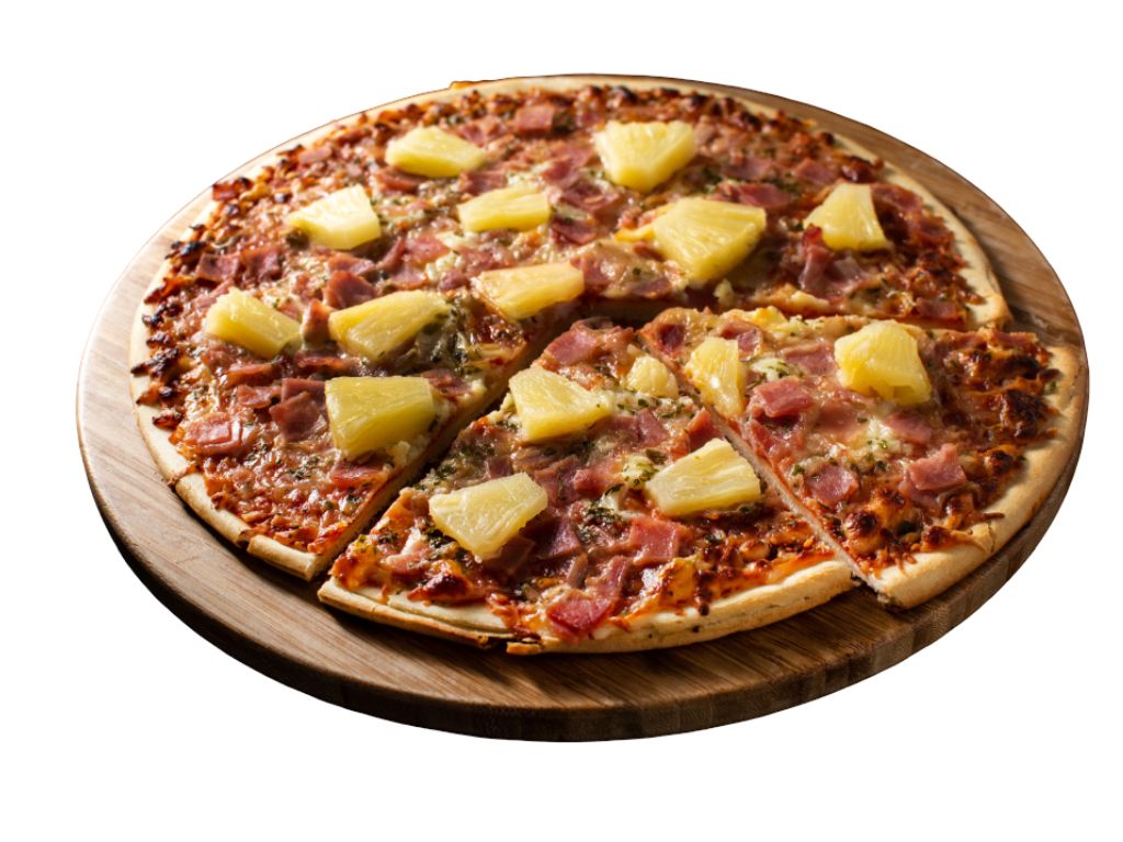 16" Hawaiian Pizza.