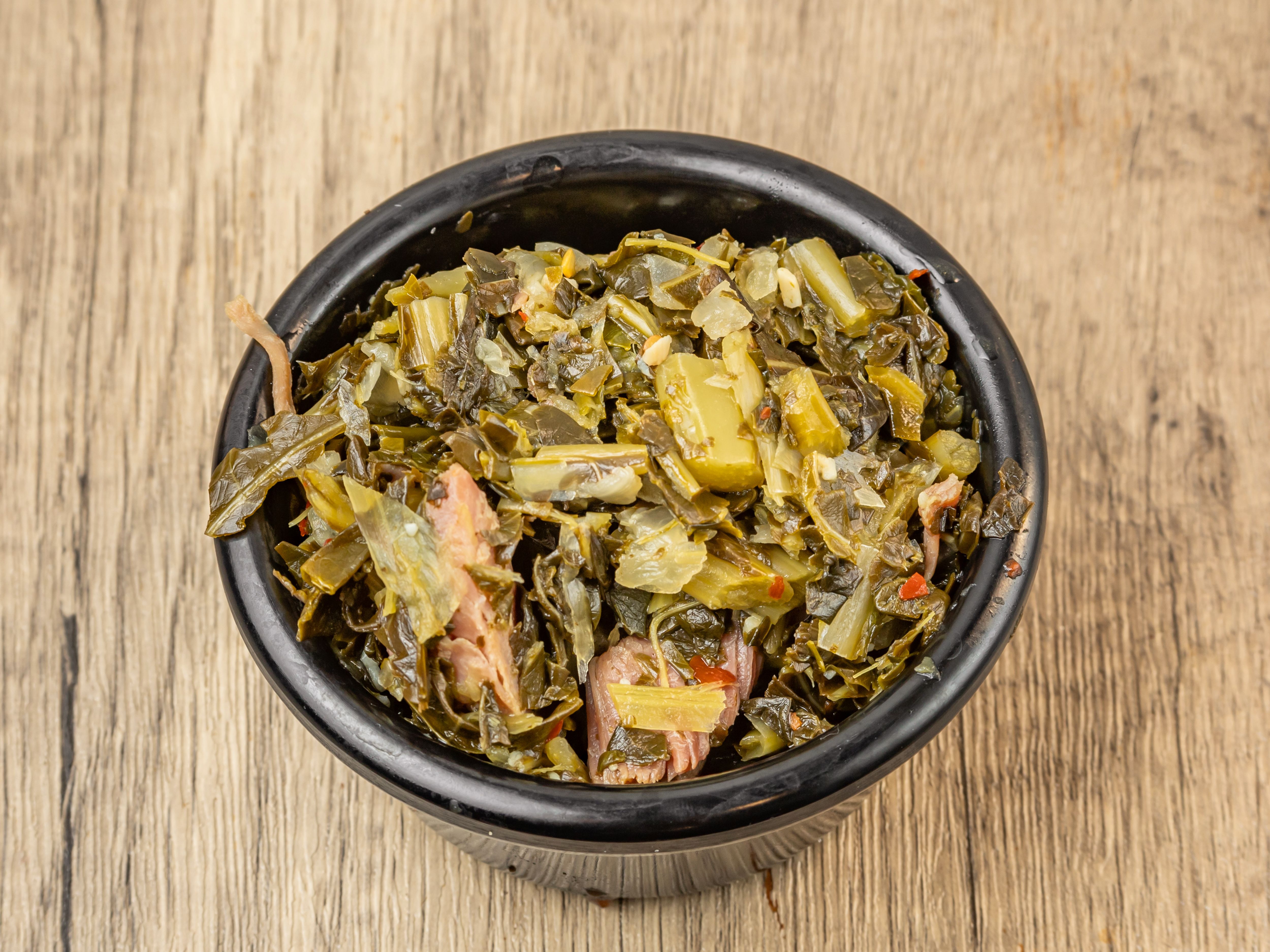 Collared Greens with Smoked Turkey.