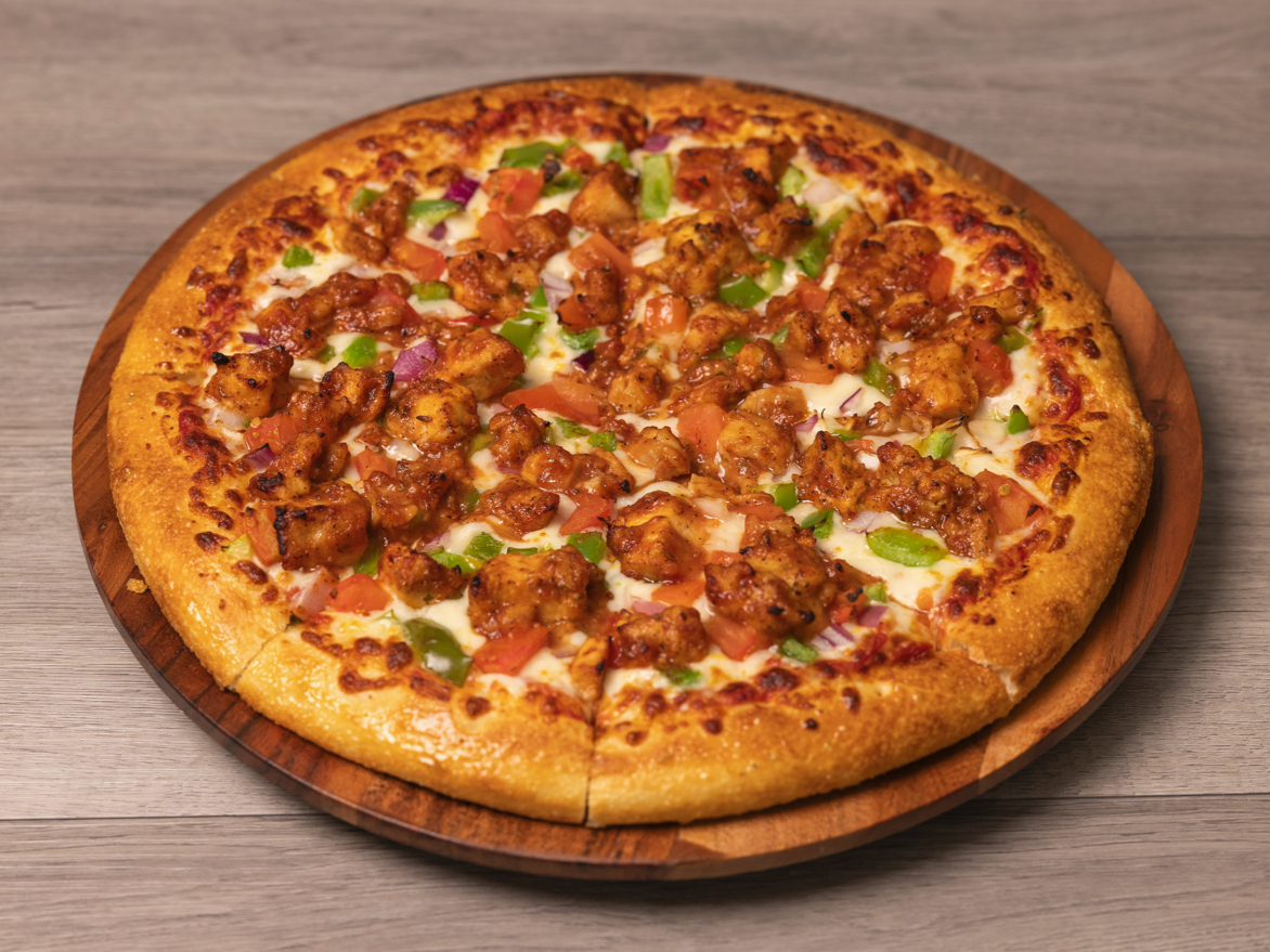 Halal BBQ Chicken Pizza