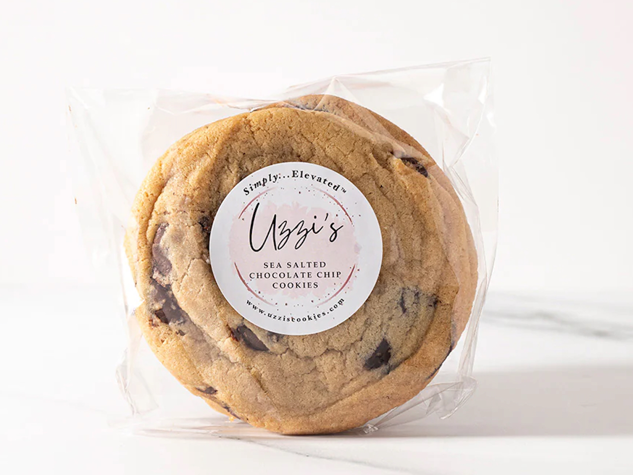 Uzzi's Sea Salted Chocolate Chip Cookies (pack of 2).